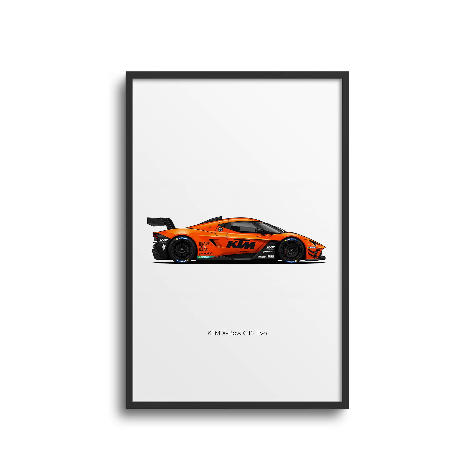 2025 KTM X Bow GT2 Evo Ready To Race – Car Print (Side)
