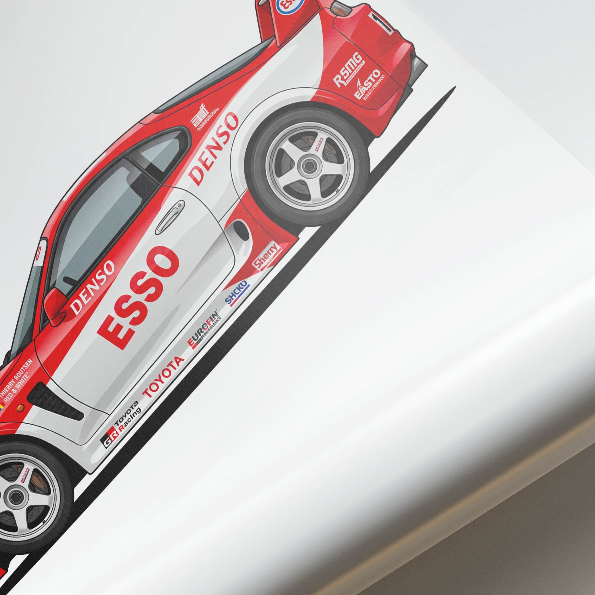 1998 Toyota GT One Thierry Boutsen – Car Print (Side)