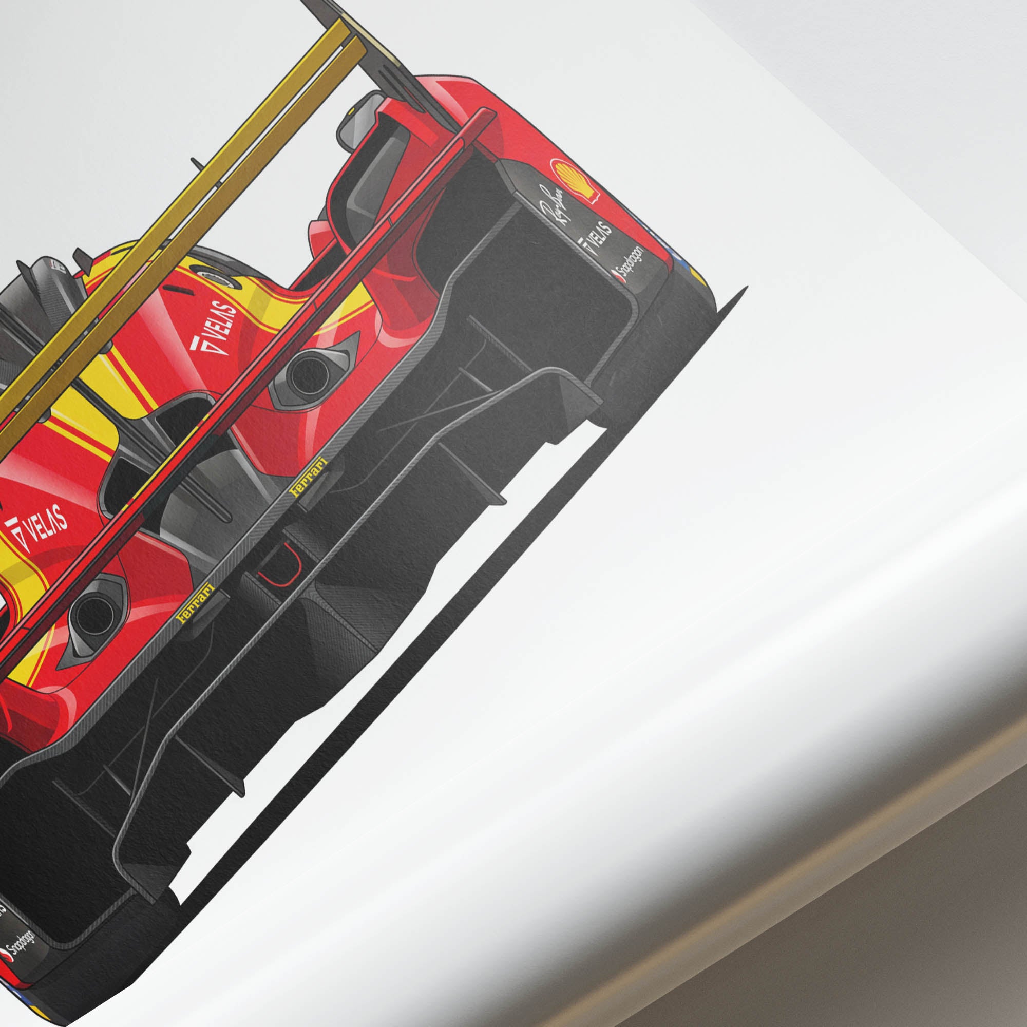 2025 Ferrari 499P Hypercar Scuderia Ferrari – Car Print