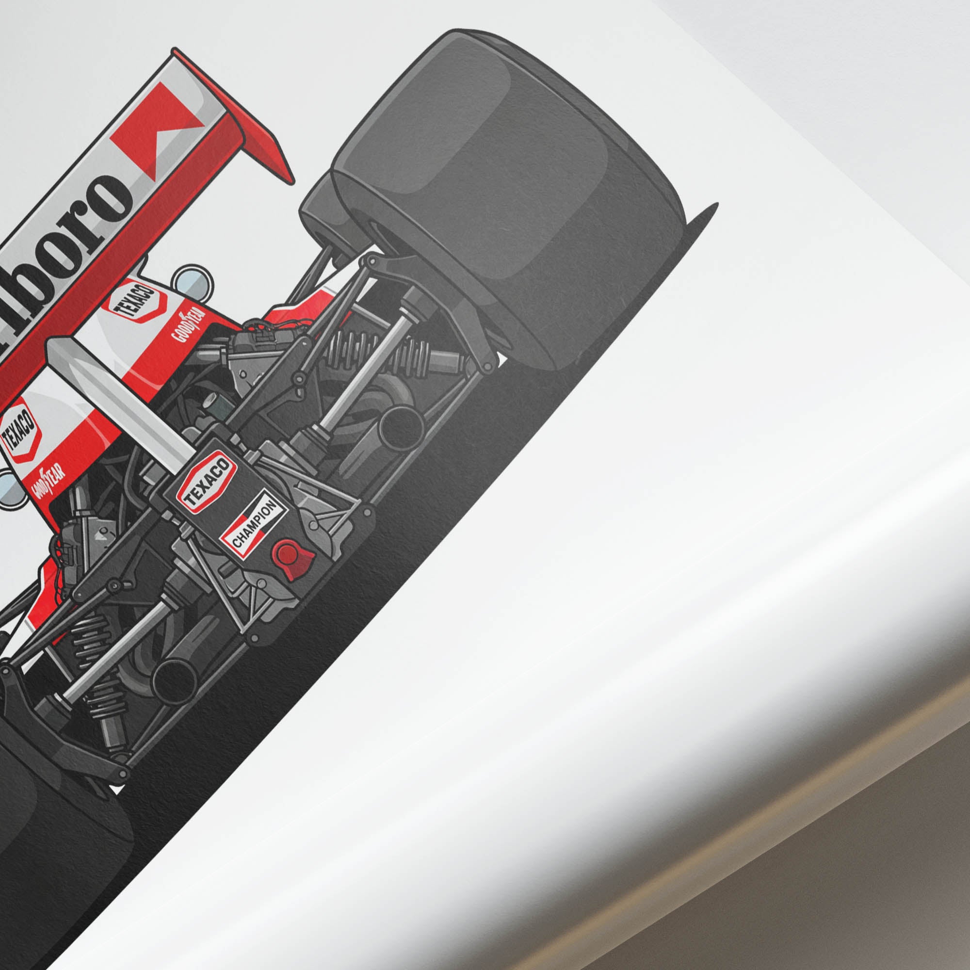 1976 McLaren M23 James Hunt – Car Print