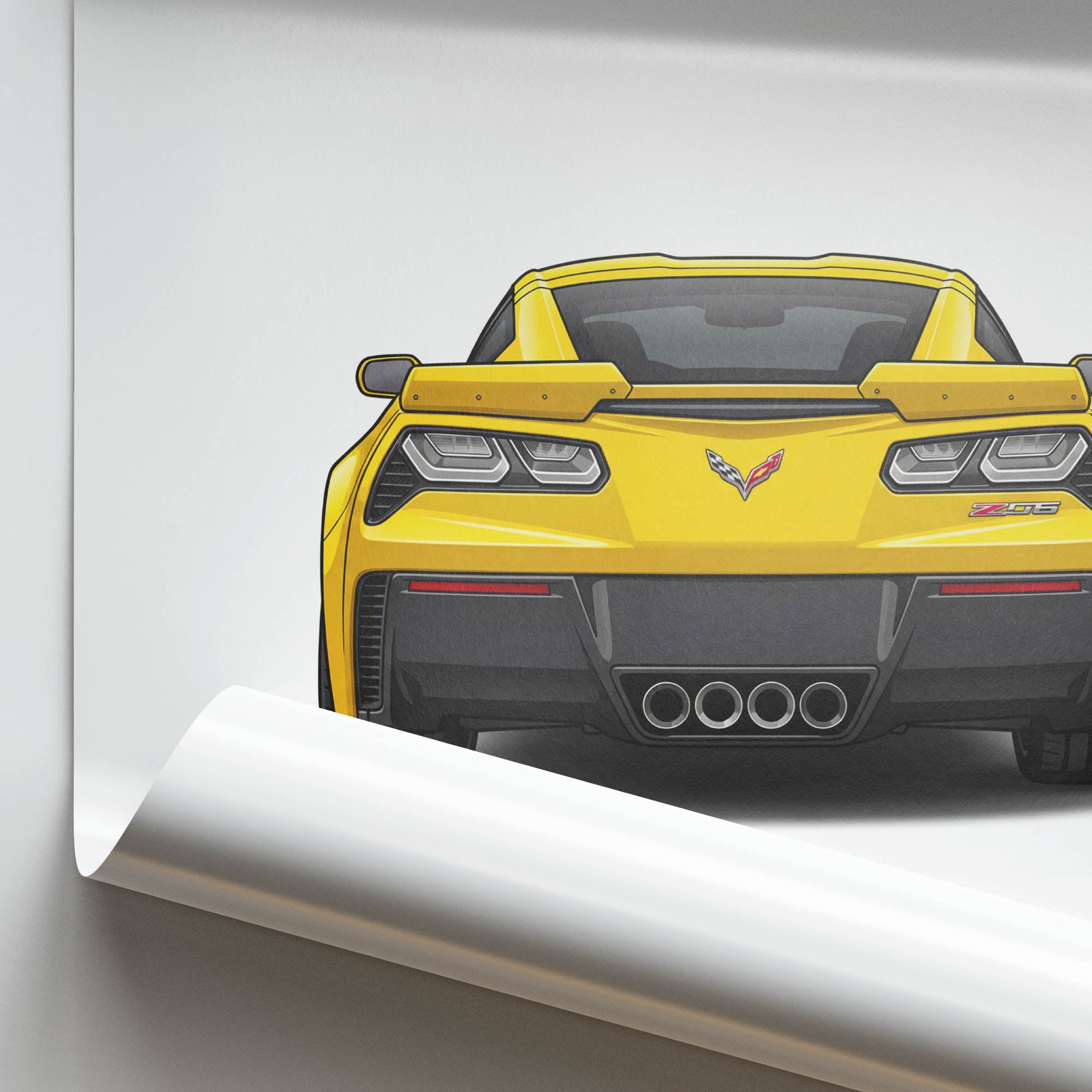 2015 Chevrolet Corvette Z06 C7 Corvette – Car Print