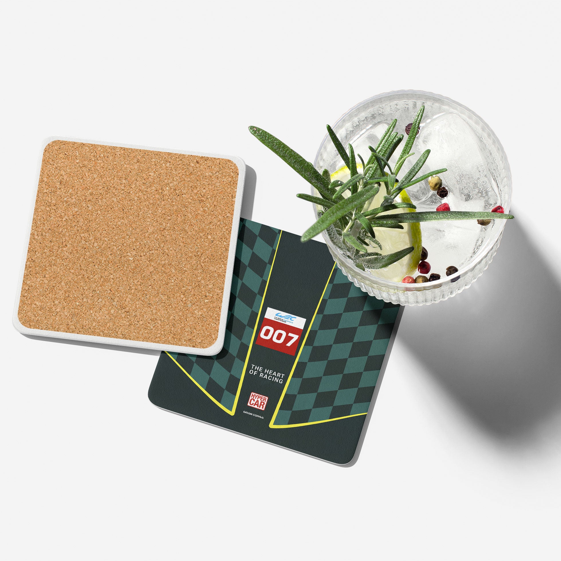 Valkyrie AMR Coaster – Motorsport Table Surface Protector with Hypercar Design