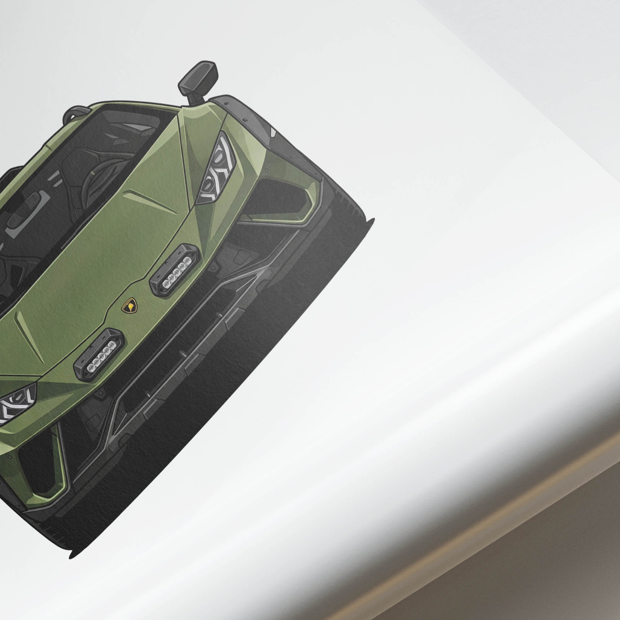 2023 Lamborghini Hurac N Sterrato – Car Print (Front)
