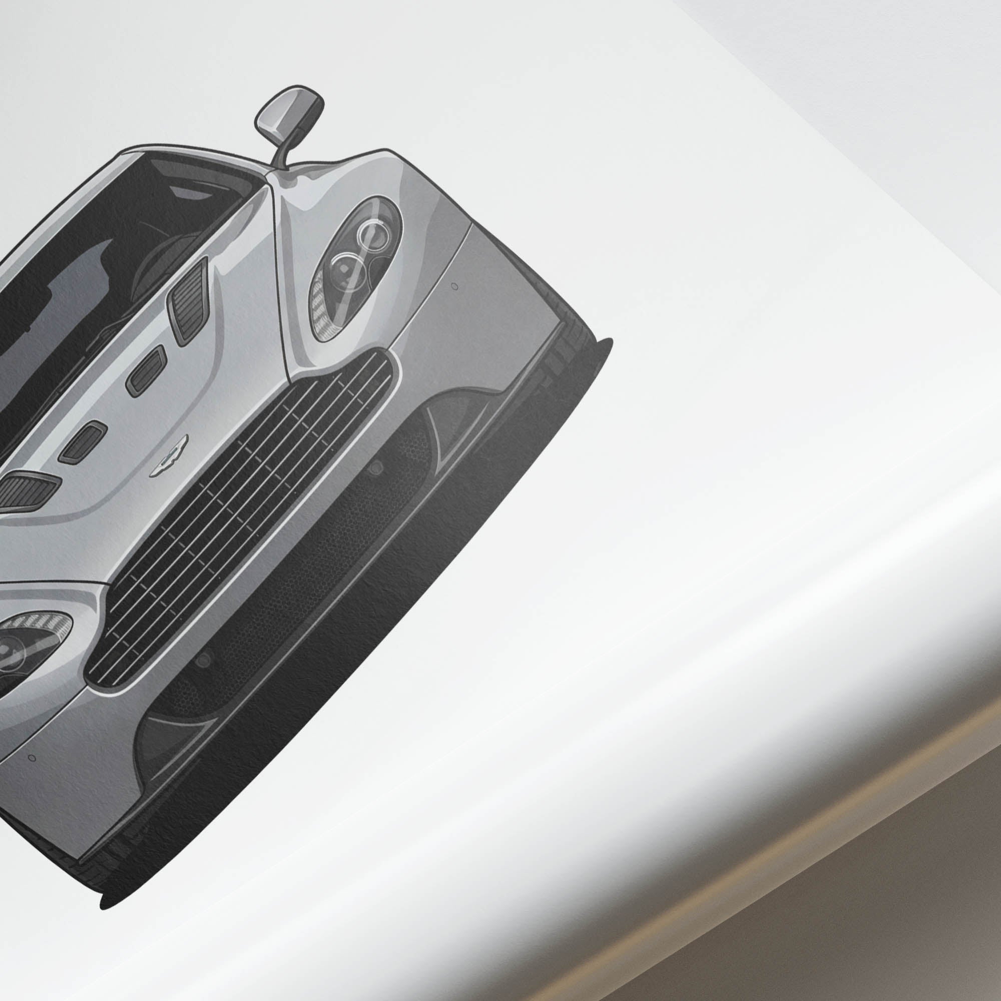 2009 Aston Martin V12 Vantage Hammerhead – Car Print (Front)