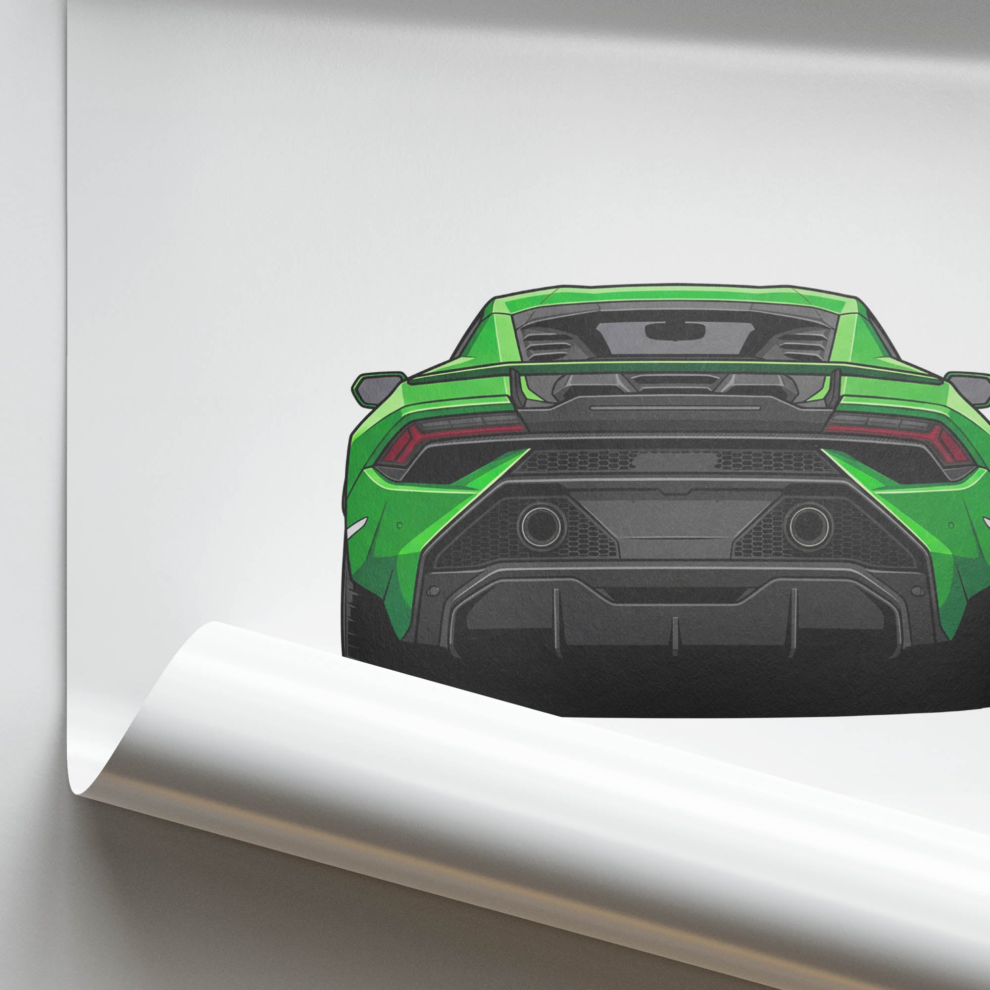 2022 Lamborghini Hurac N Tecnica – Car Print