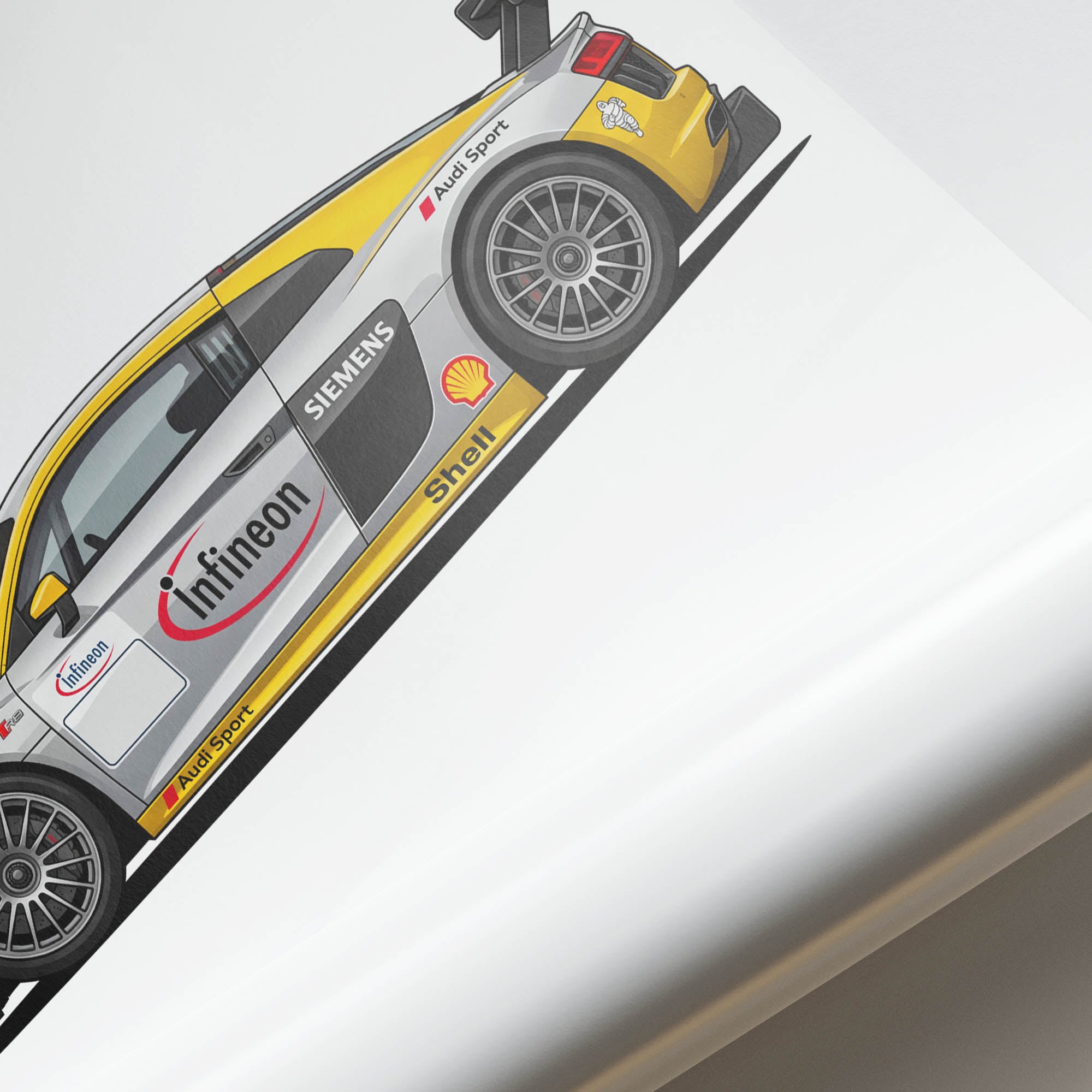 2001 Audi R8 Lmp Infineon – Car Print