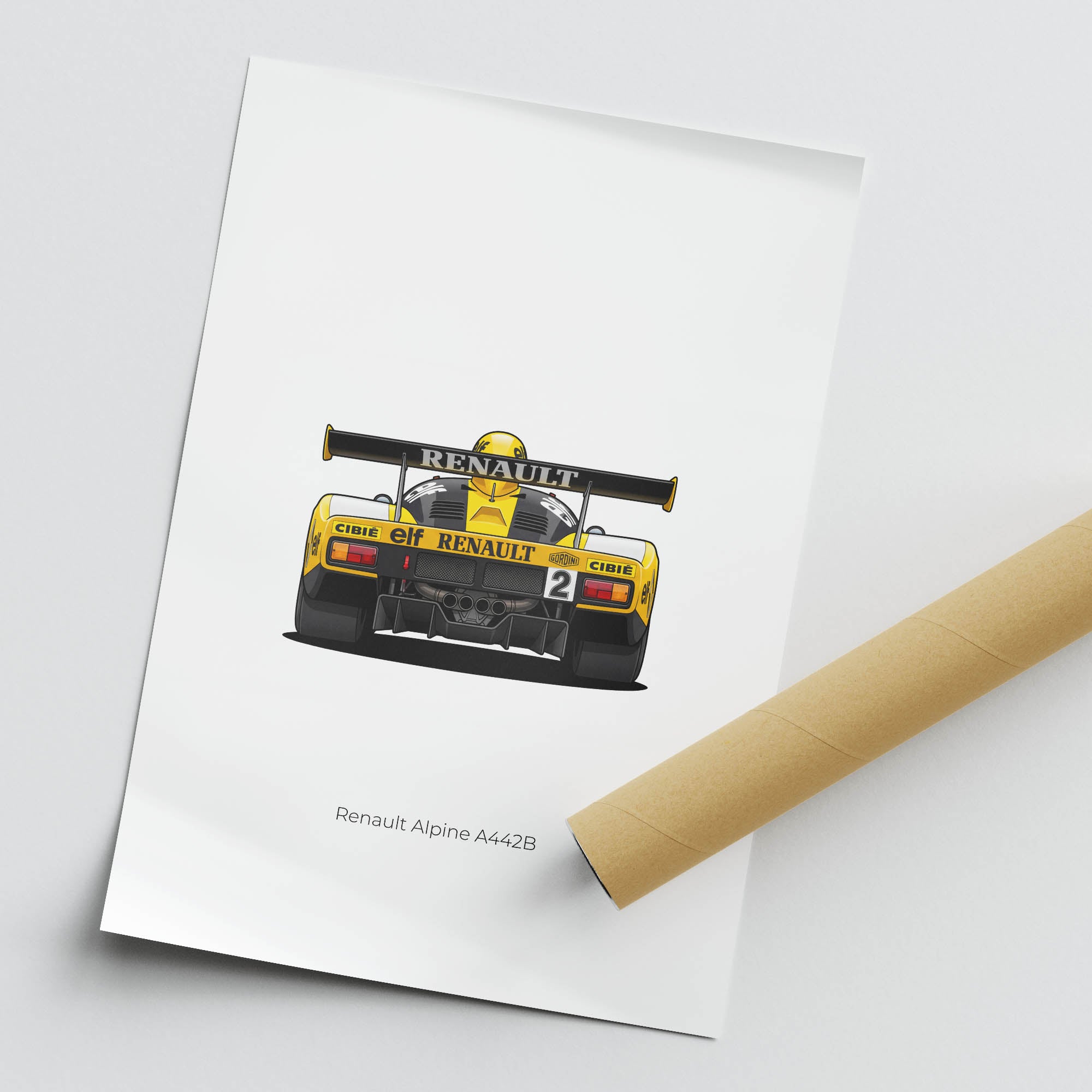 1978 Renault Alpine A442B Renault – Car Print