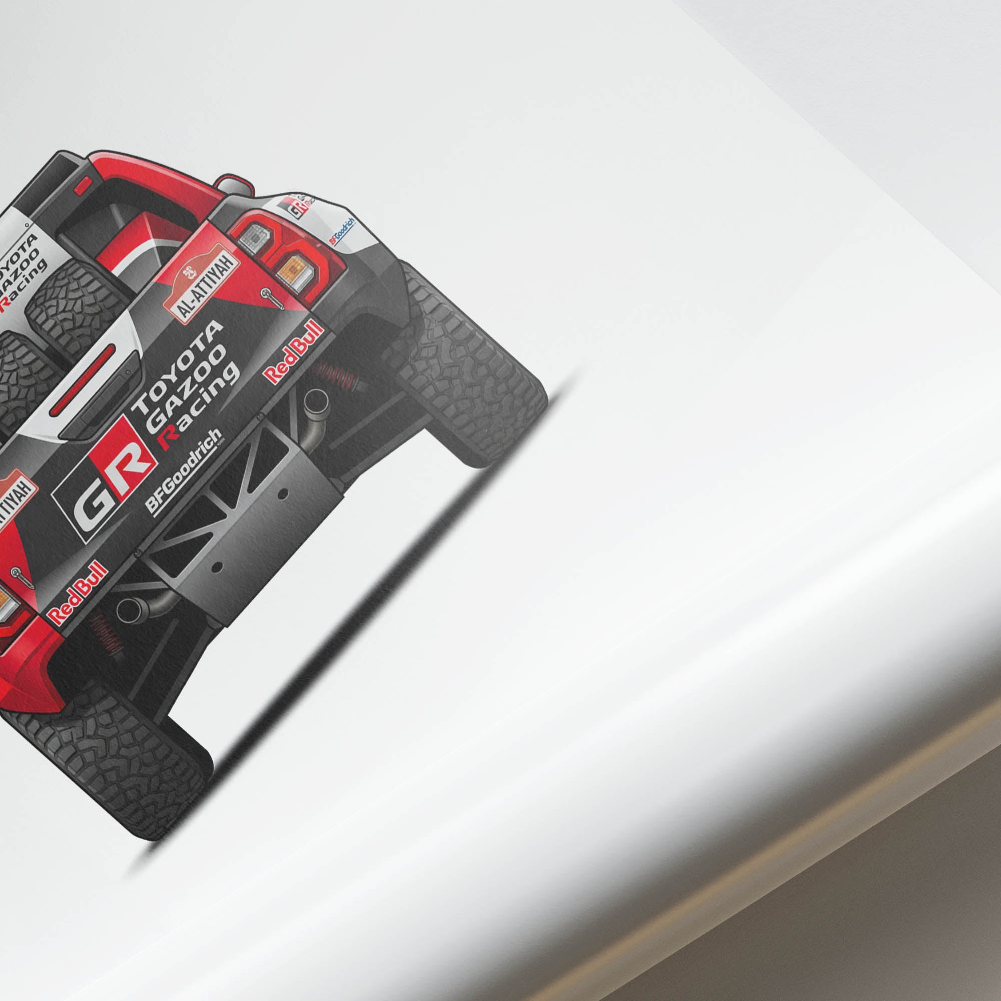 2022 Toyota GR DKR Hilux T1 Nasser Al Attiyah – Car Print