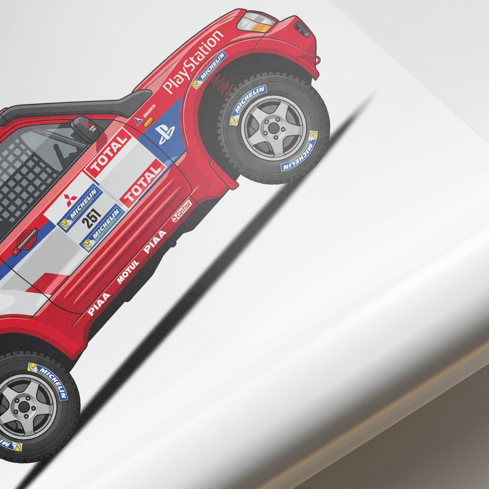 2004 Mitsubishi Pajero Evolution St Phane – Car Print