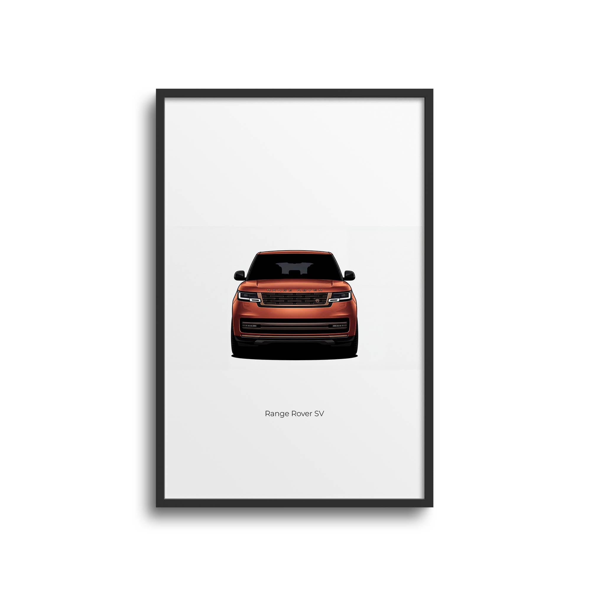 2023 Range Rover SV Sunrise Copper Satin – Car Print (Front)