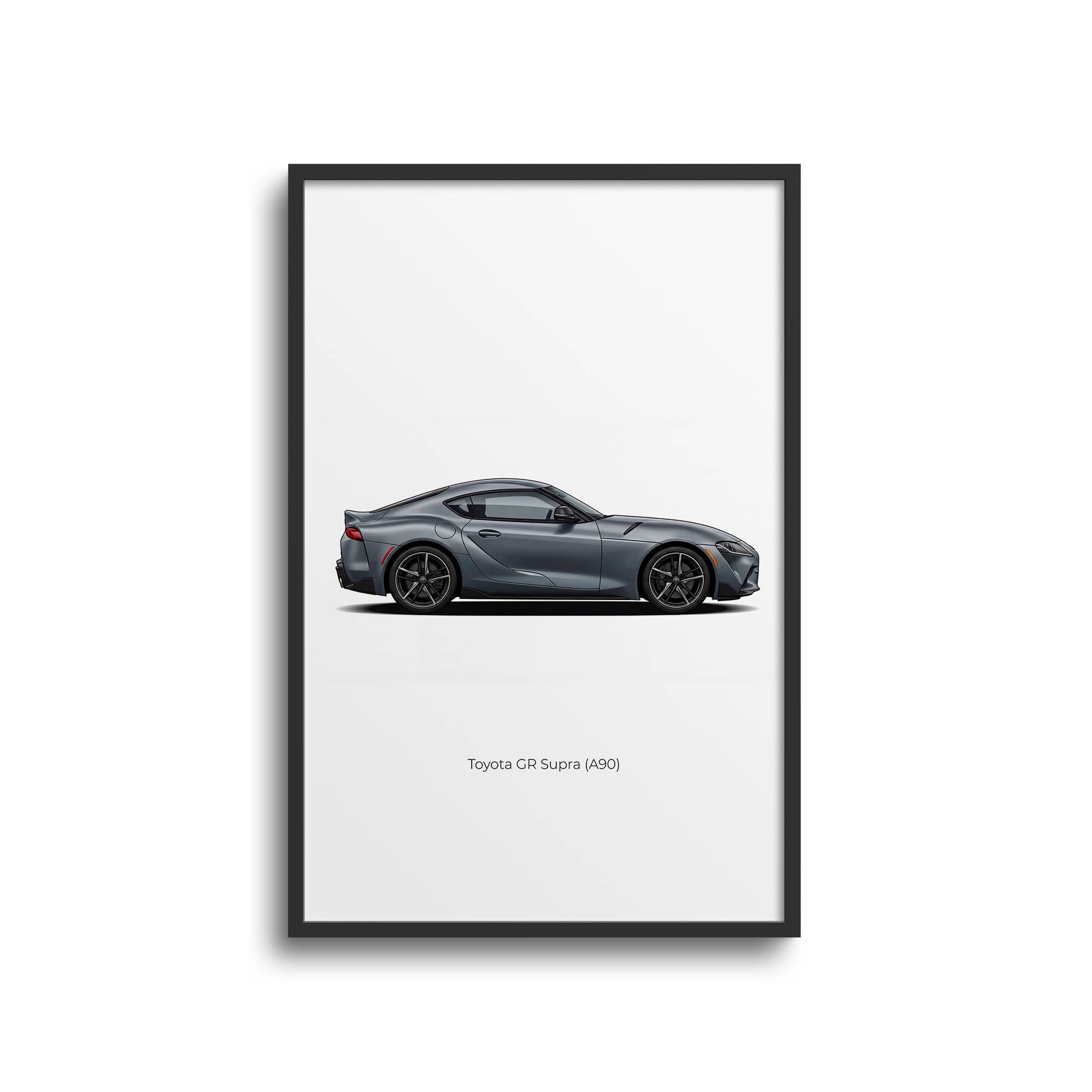 2019 Toyota Gr Supra A90 – Car Print (Side)