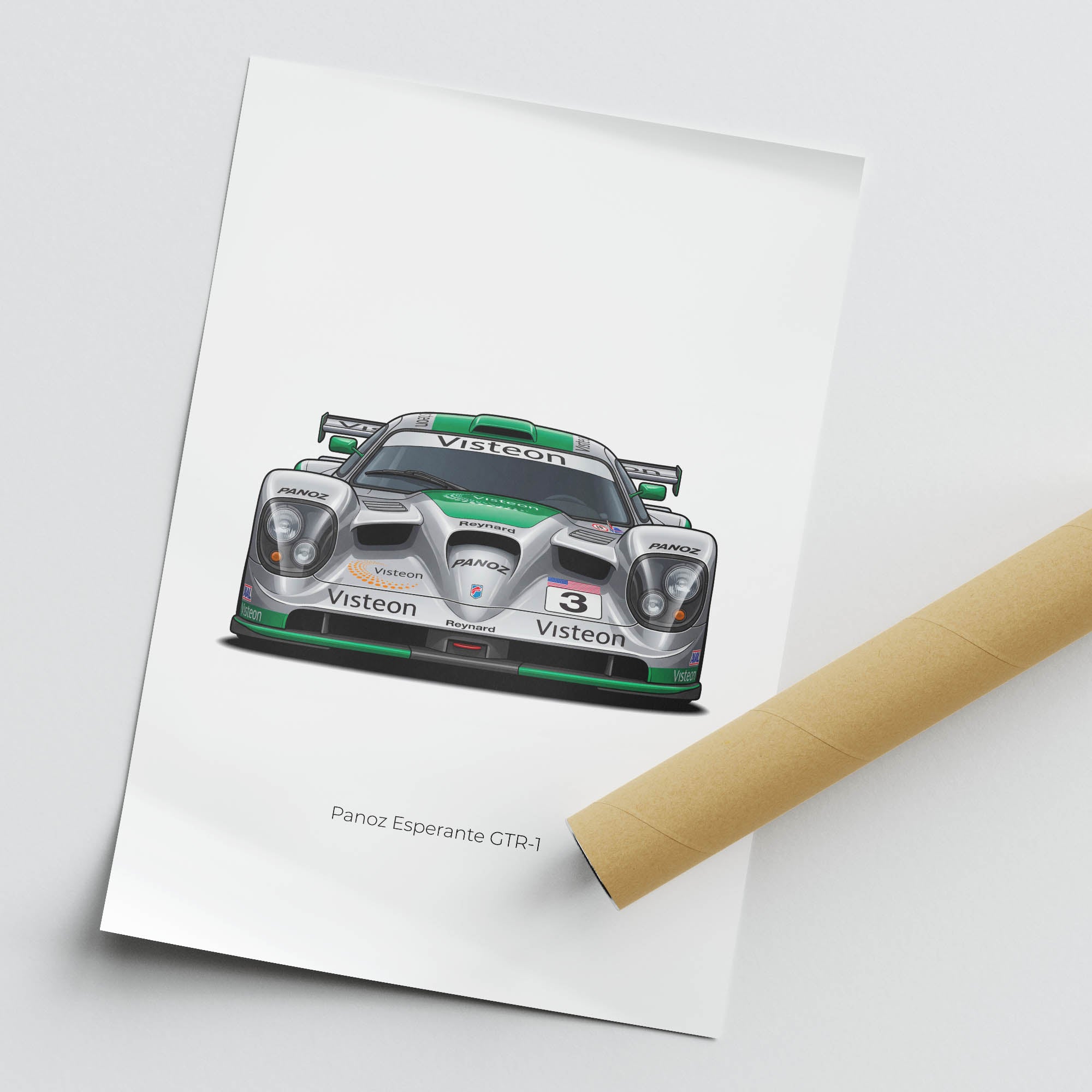 1998 Panoz Esperante GTR 1 Visteon – Car Print (Front)