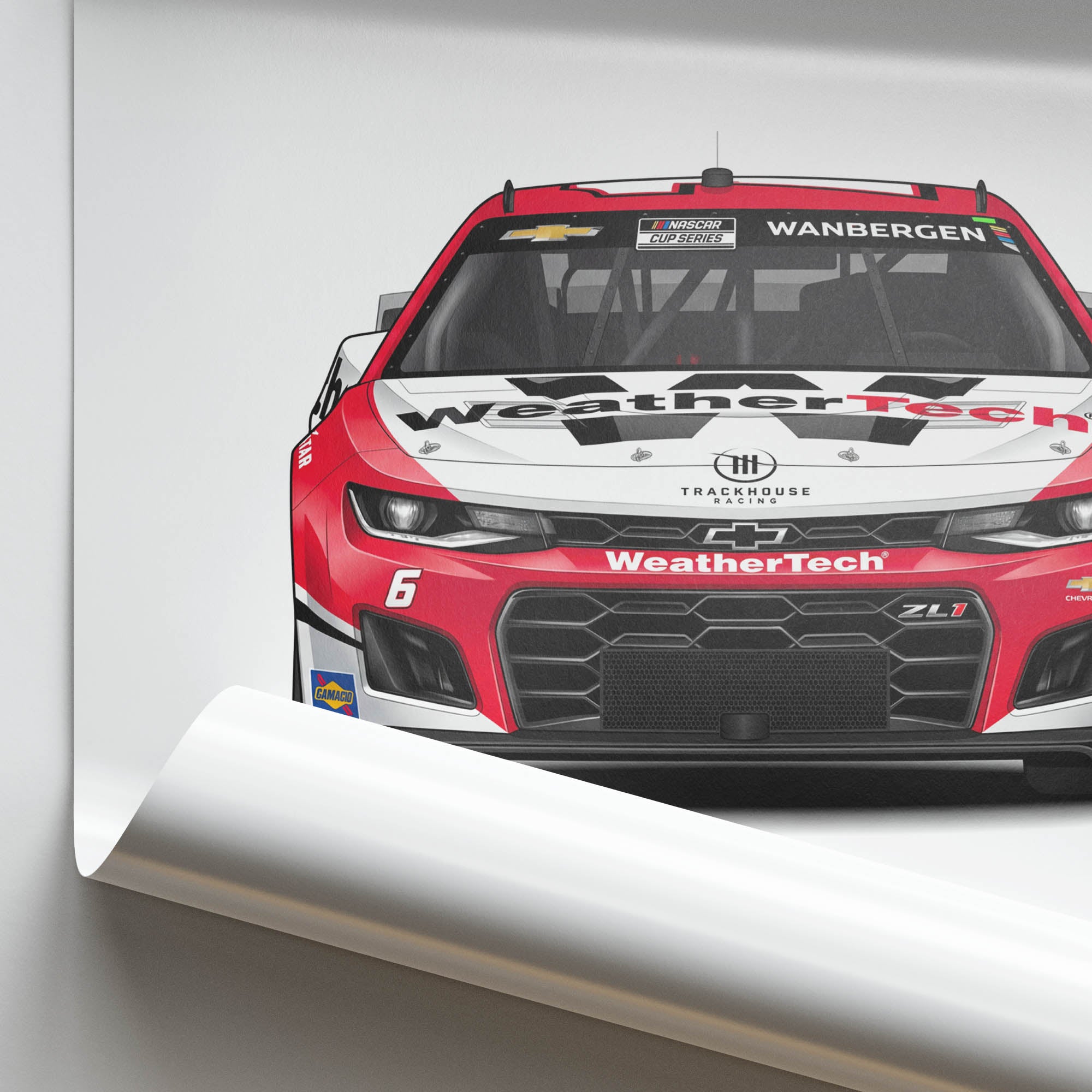 2025 Chevrolet Camaro ZL1 Shane Van – Car Print (Front)