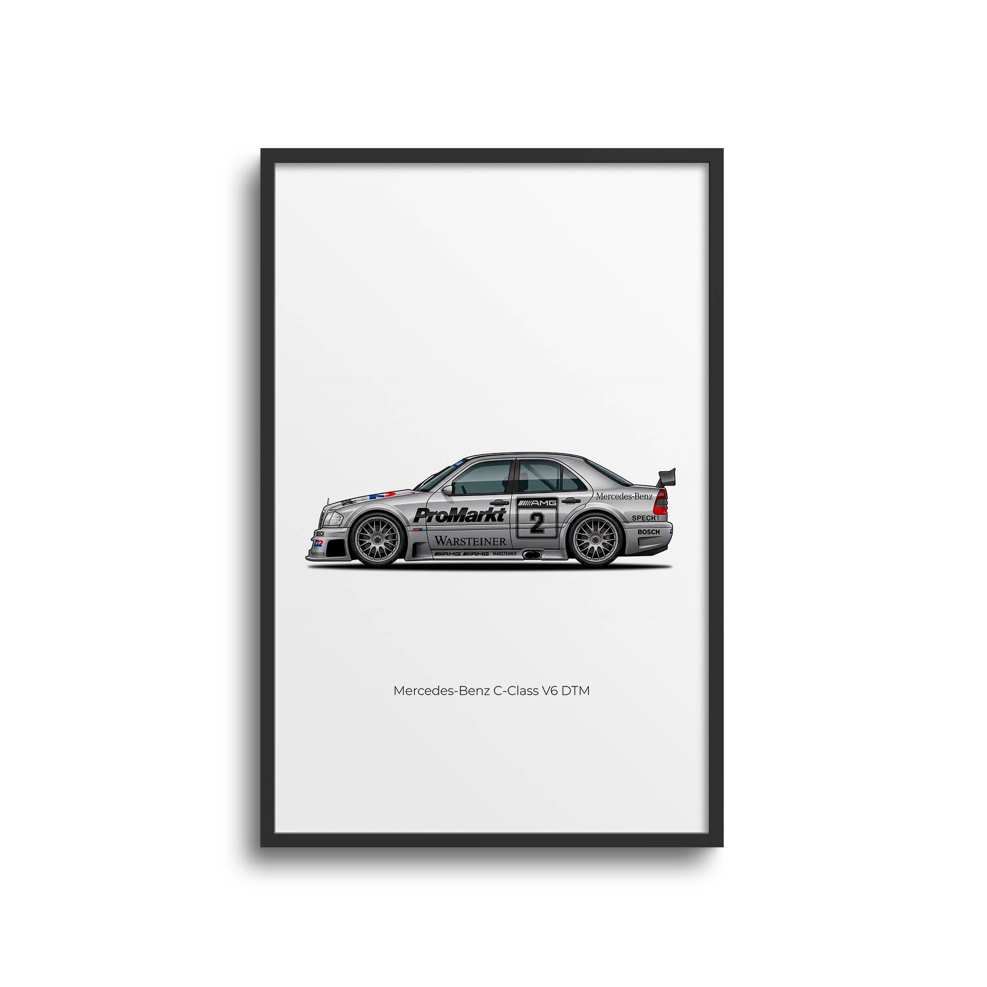 1995 Mercedes-Benz C Class V6 DTM Bernd – Car Print