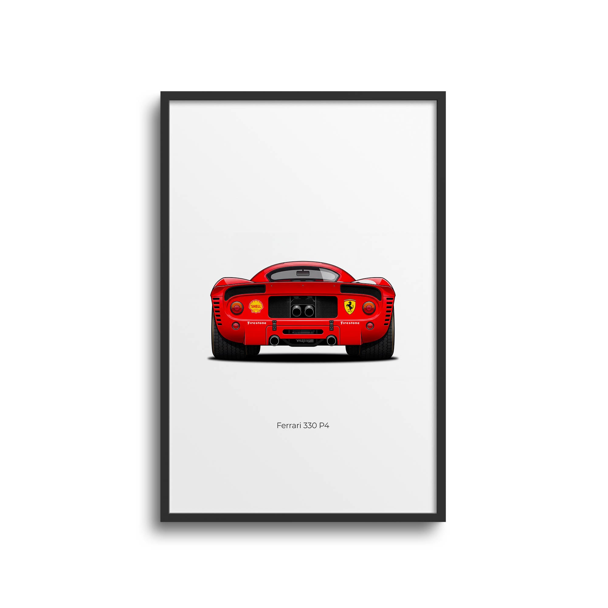 1967 Ferrari 330 P4 Scuderia Ferrari – Car Print