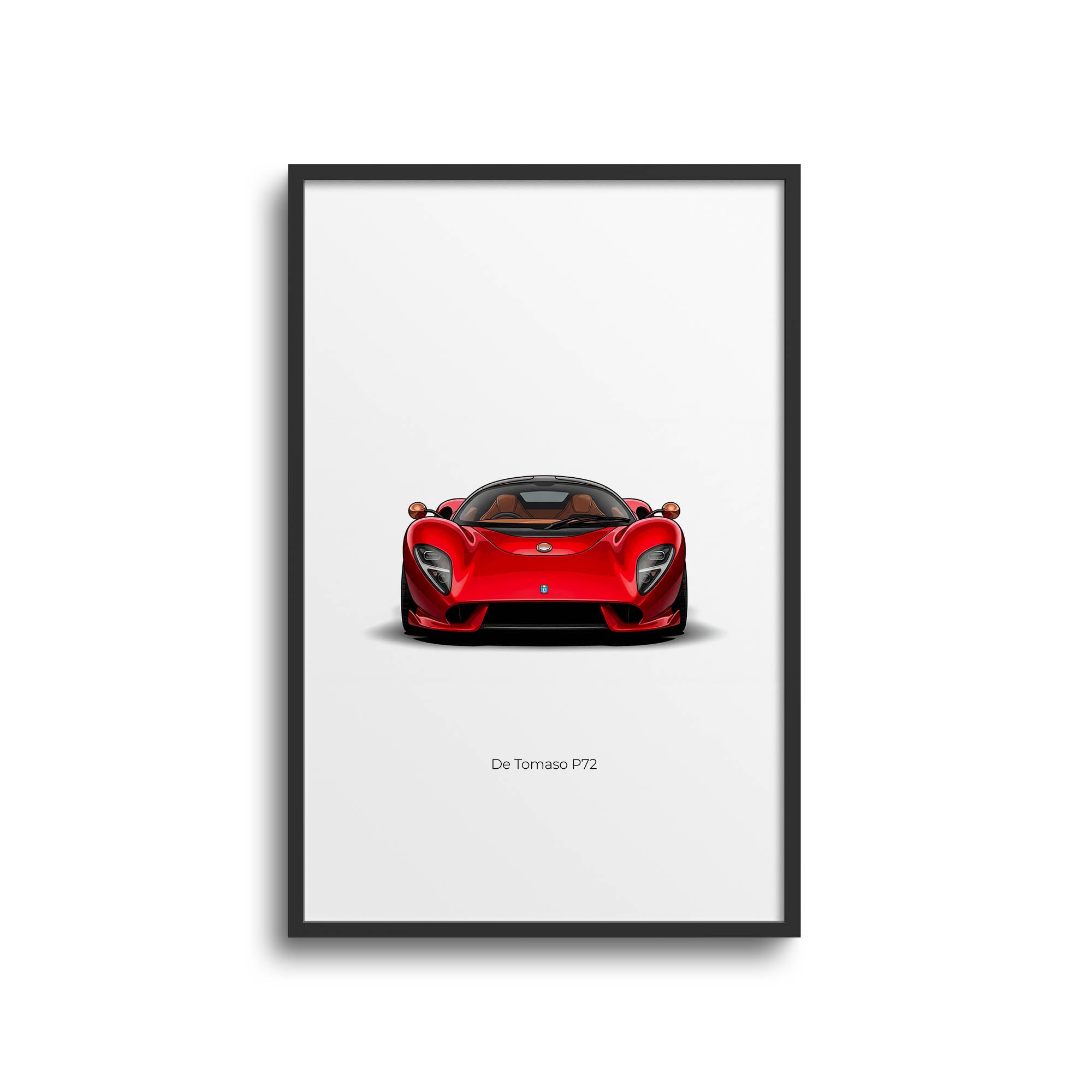 2023 De Tomaso P72 – Car Print (Front)