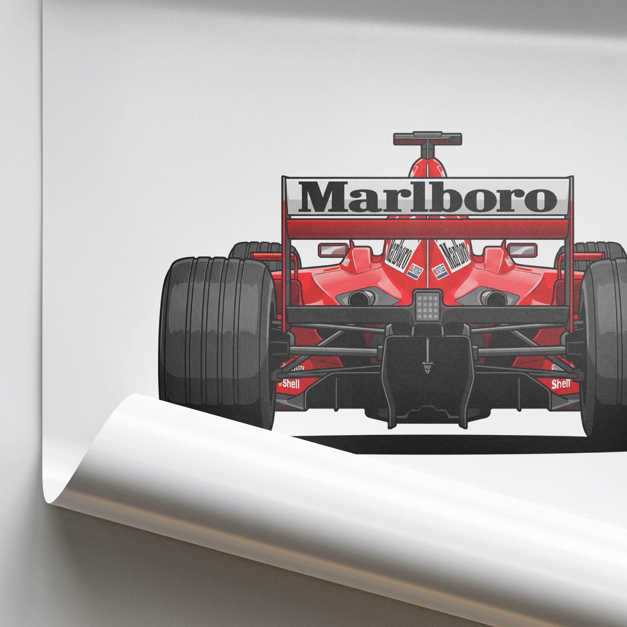 2001 Ferrari F2001 Michael Schumacher – Car Print