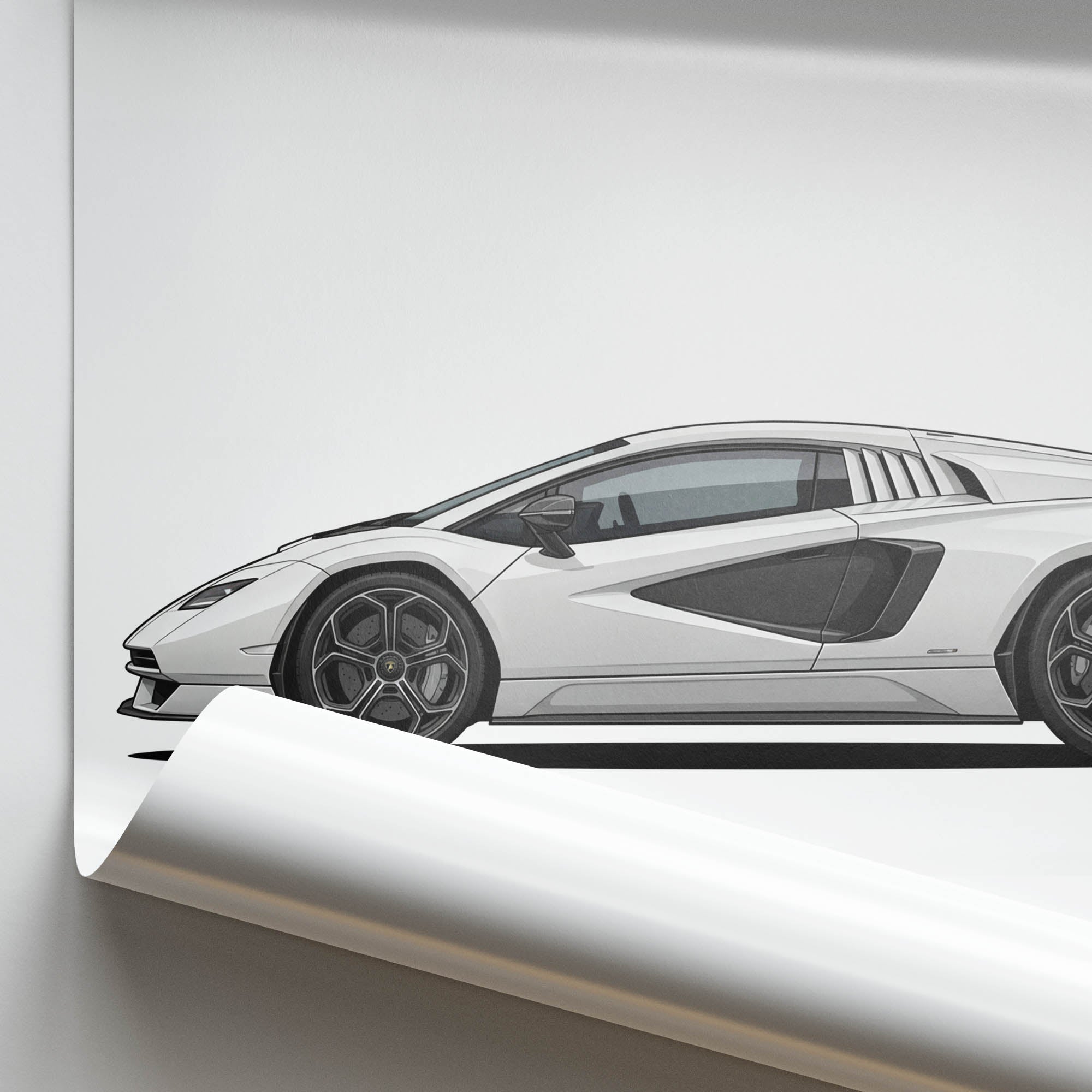 2022 Lamborghini Countach Lpi – Car Print