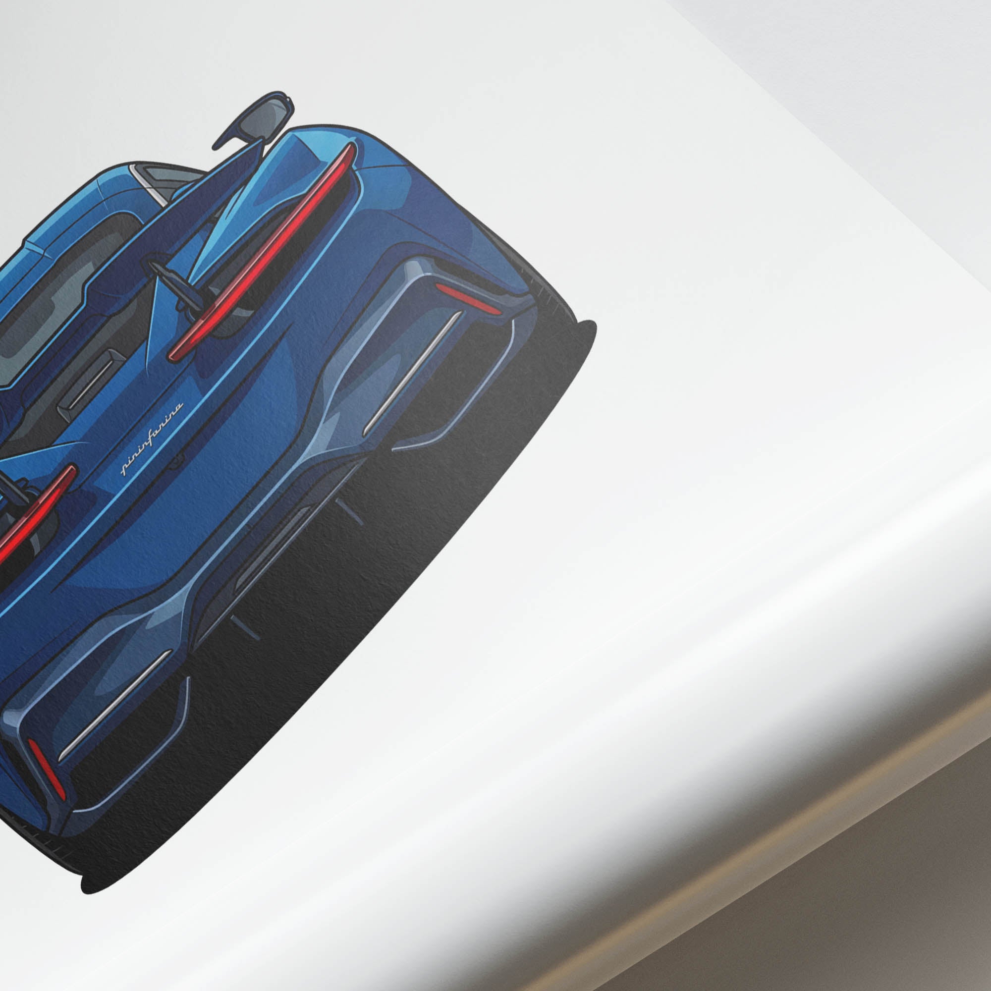 2021 Pininfarina Battista Blu Iconica – Car Print