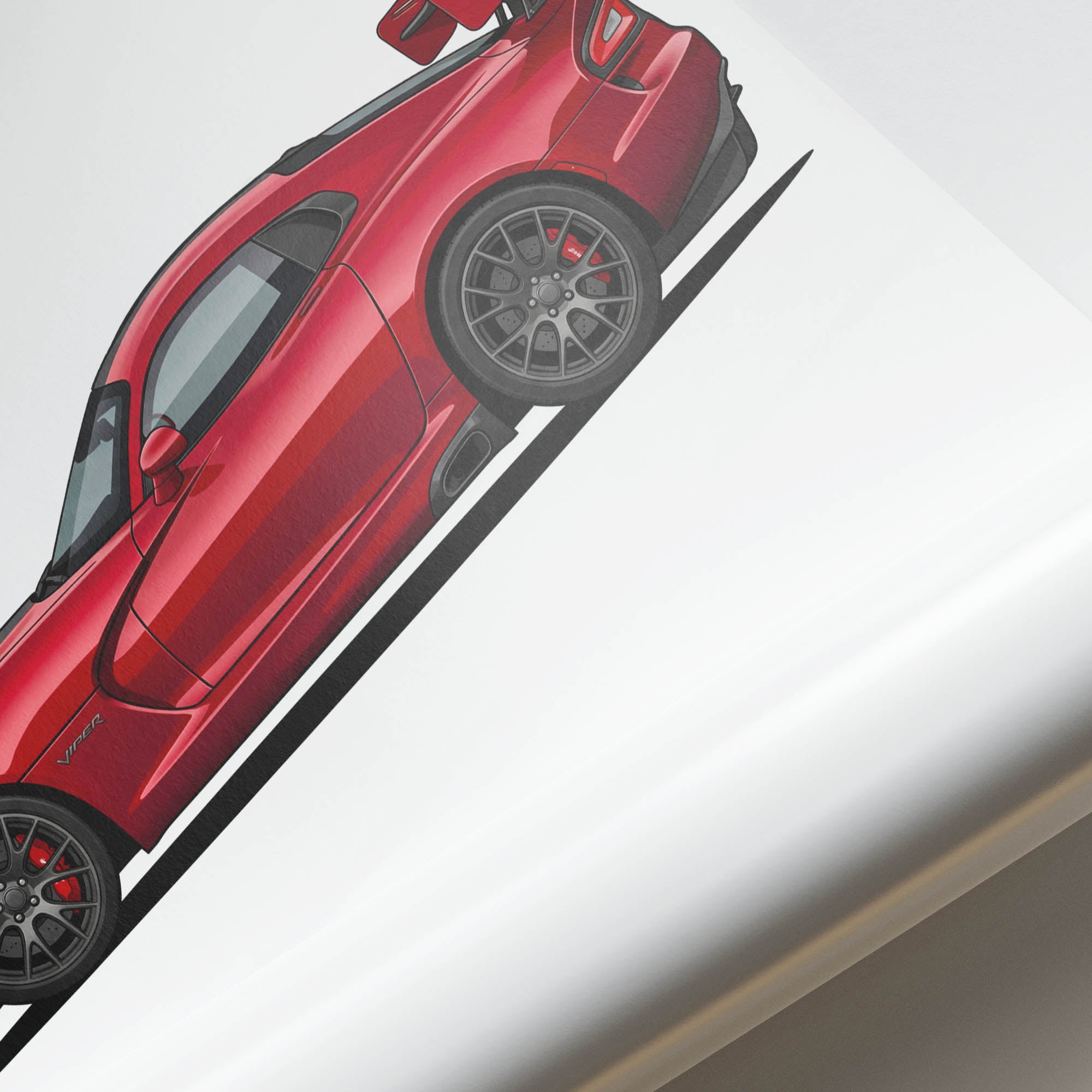 2015 Dodge Viper Acr Vx I Venom – Car Print (Side)