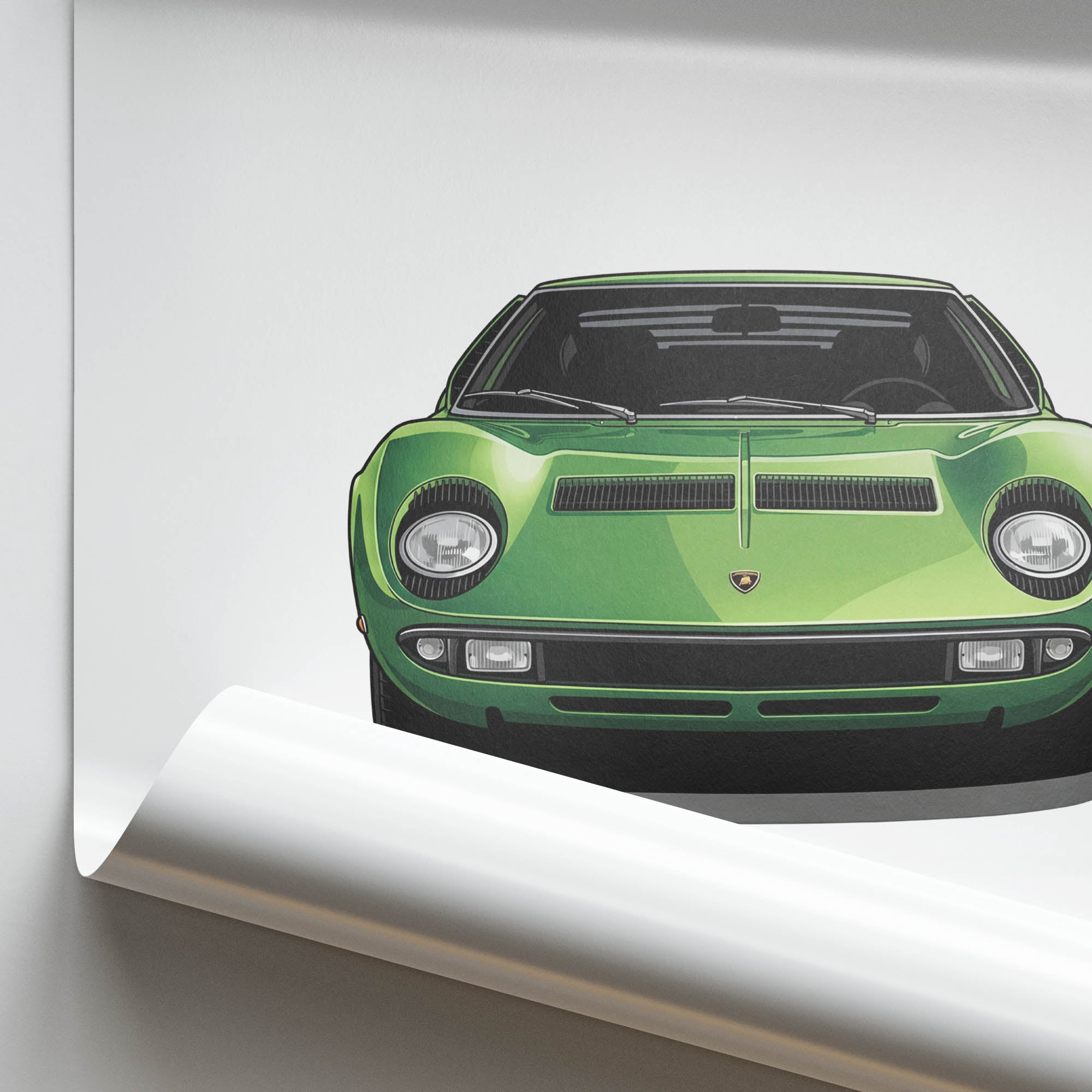 1966 Lamborghini Miura P400 – Car Print