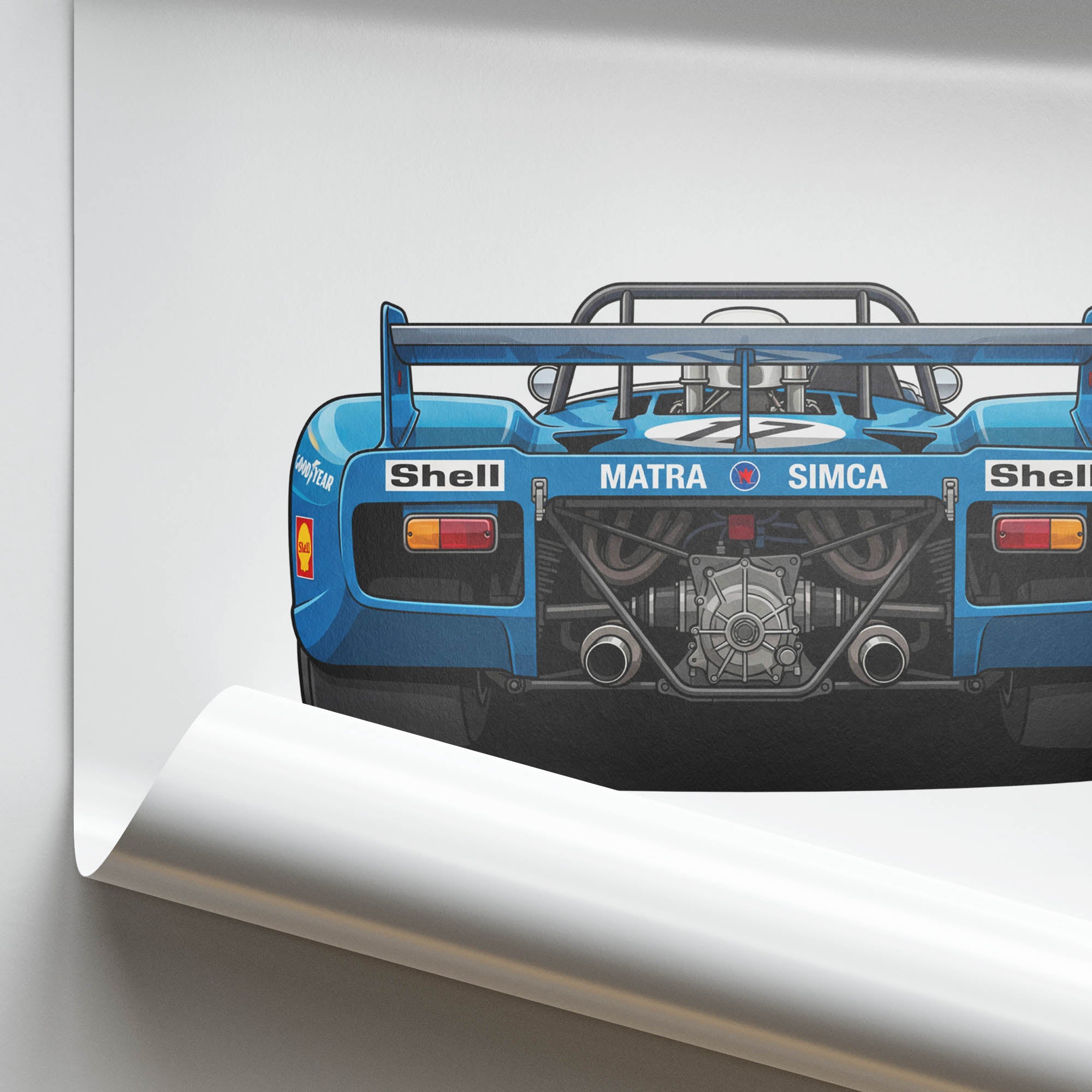 1972 Matra Simca MS670 Matra – Car Print
