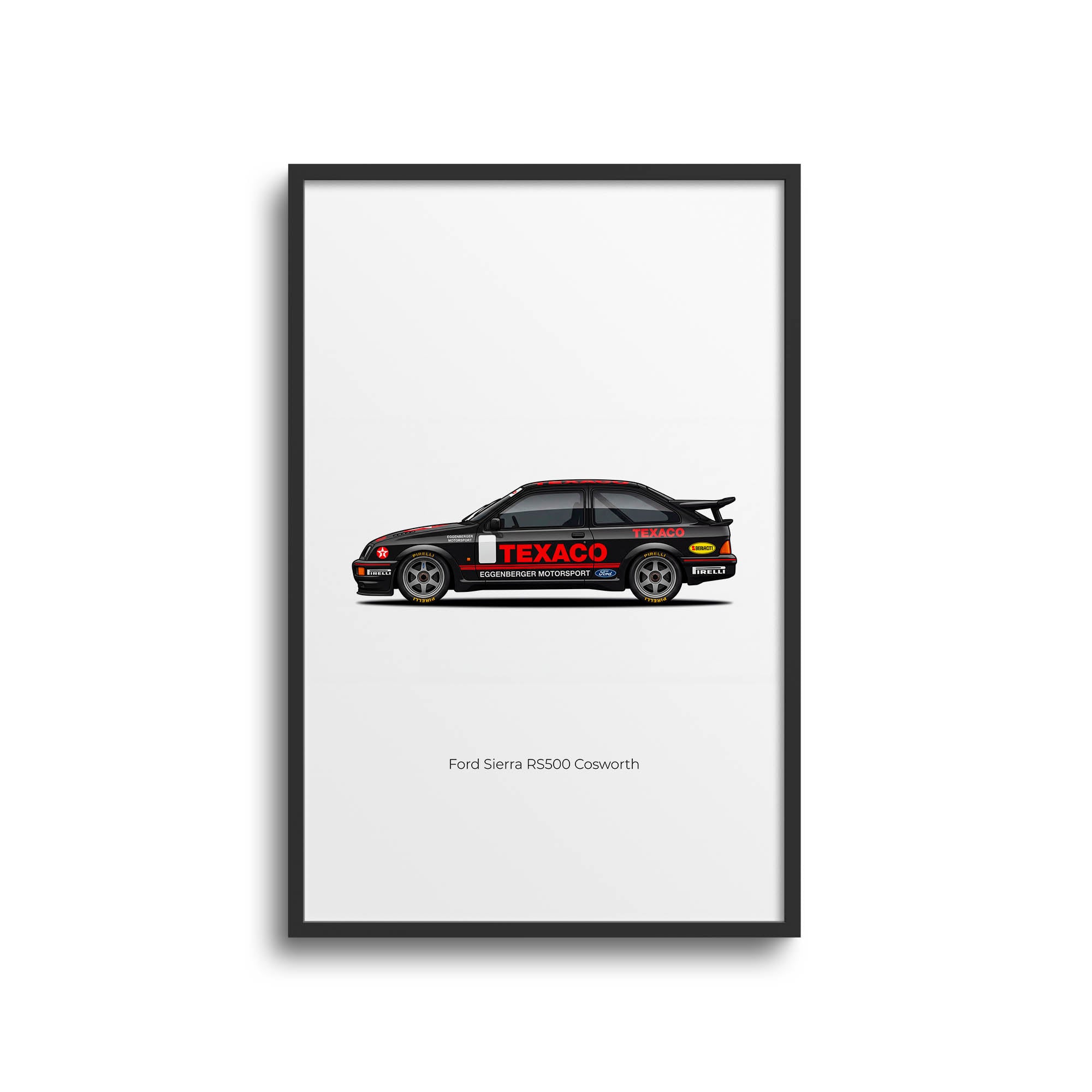 1989 Ford Sierra RS500 Cosworth Eggenberger – Car Print