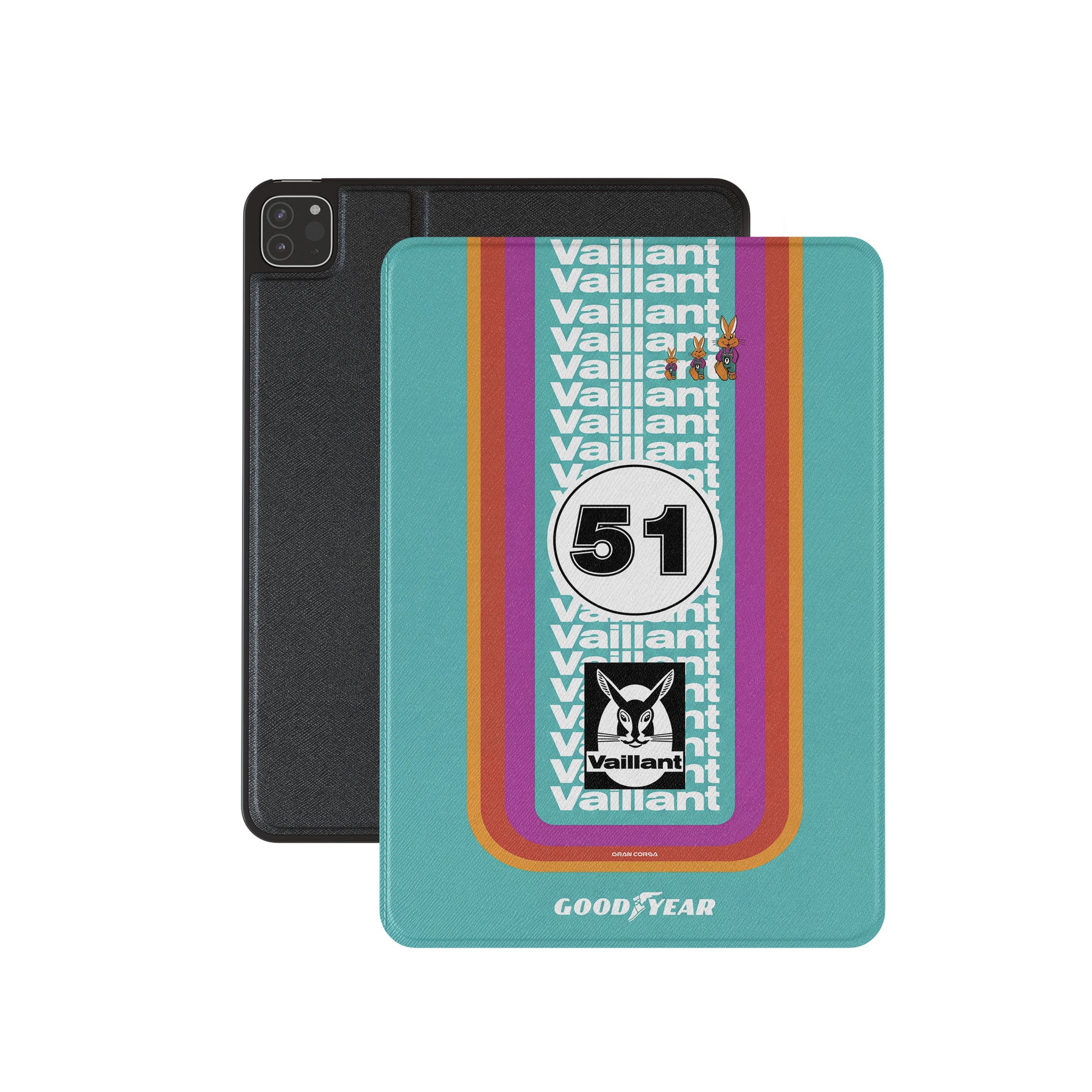 Porsche iPad Case – 1977 935 K3 Vaillant Kremer Racing Livery Cover