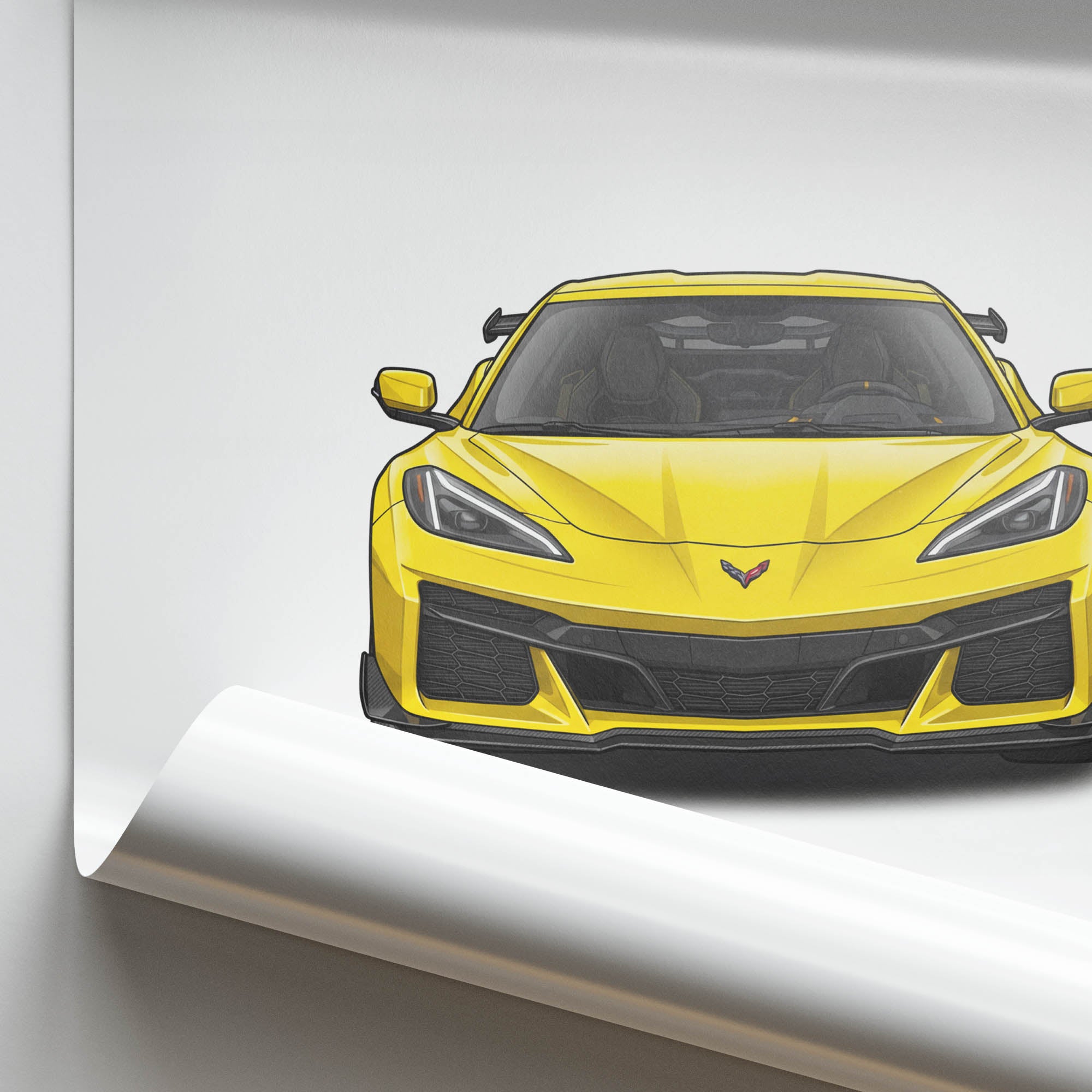 2023 Chevrolet Corvette Z06 C8 Accelerate – Car Print