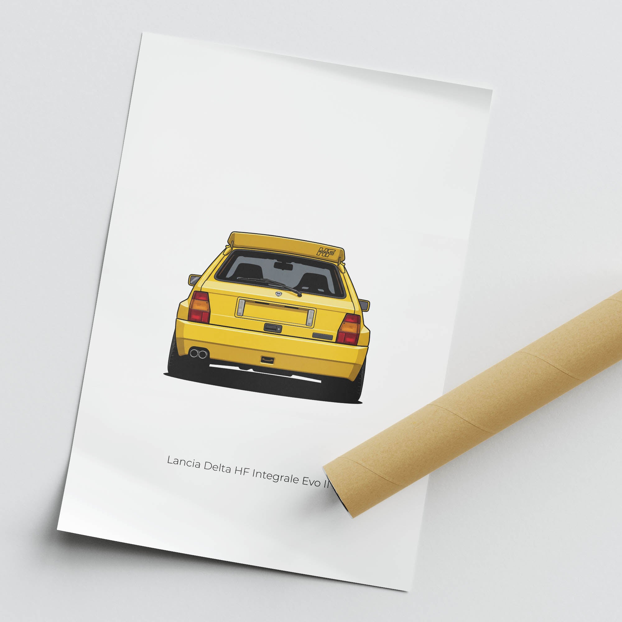 1993 Lancia Delta Hf Integrale Evo II – Car Print