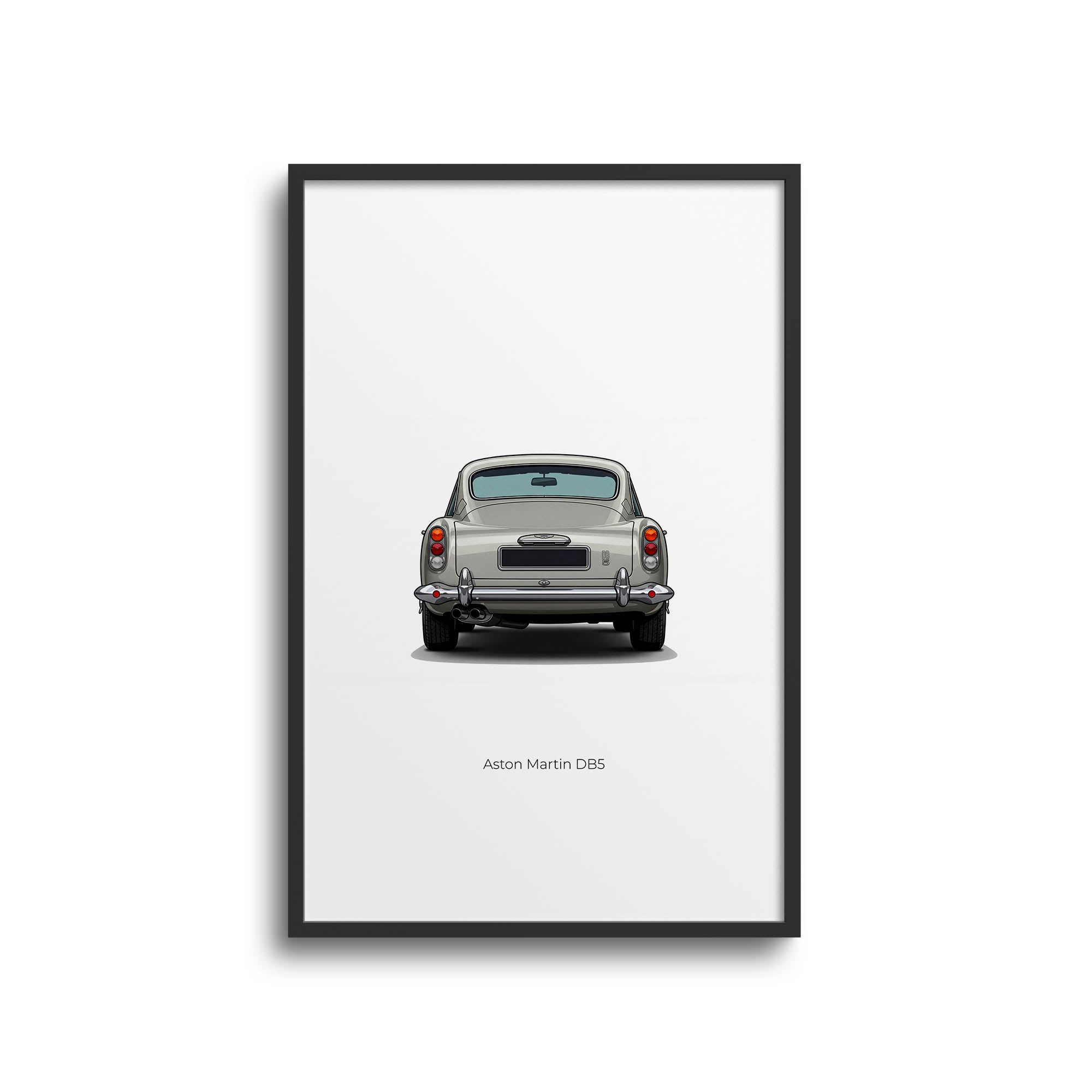 1964 Aston Martin DB5 – Car Print (Back)