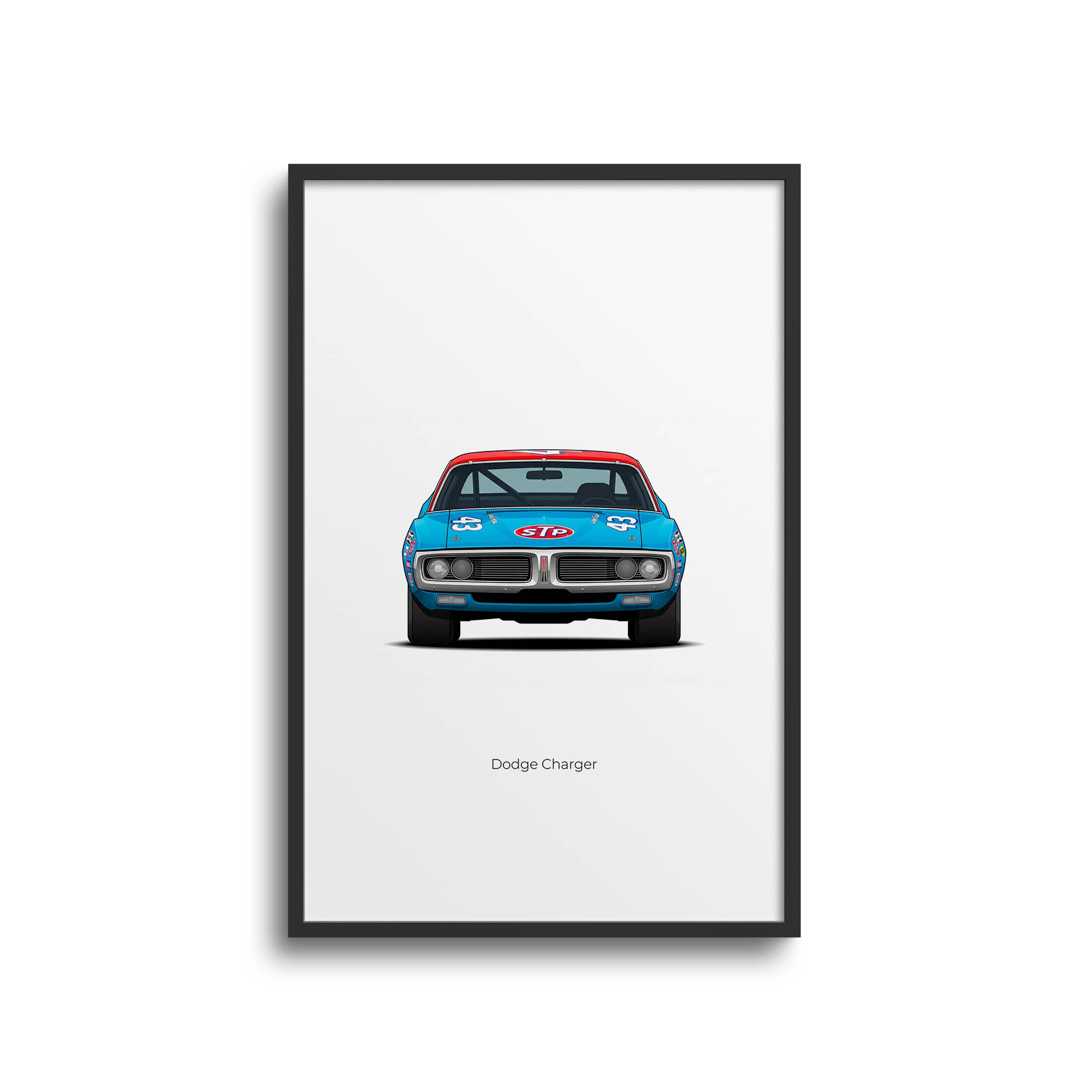 1973 Dodge Charger Richard Petty Stp – Car Print