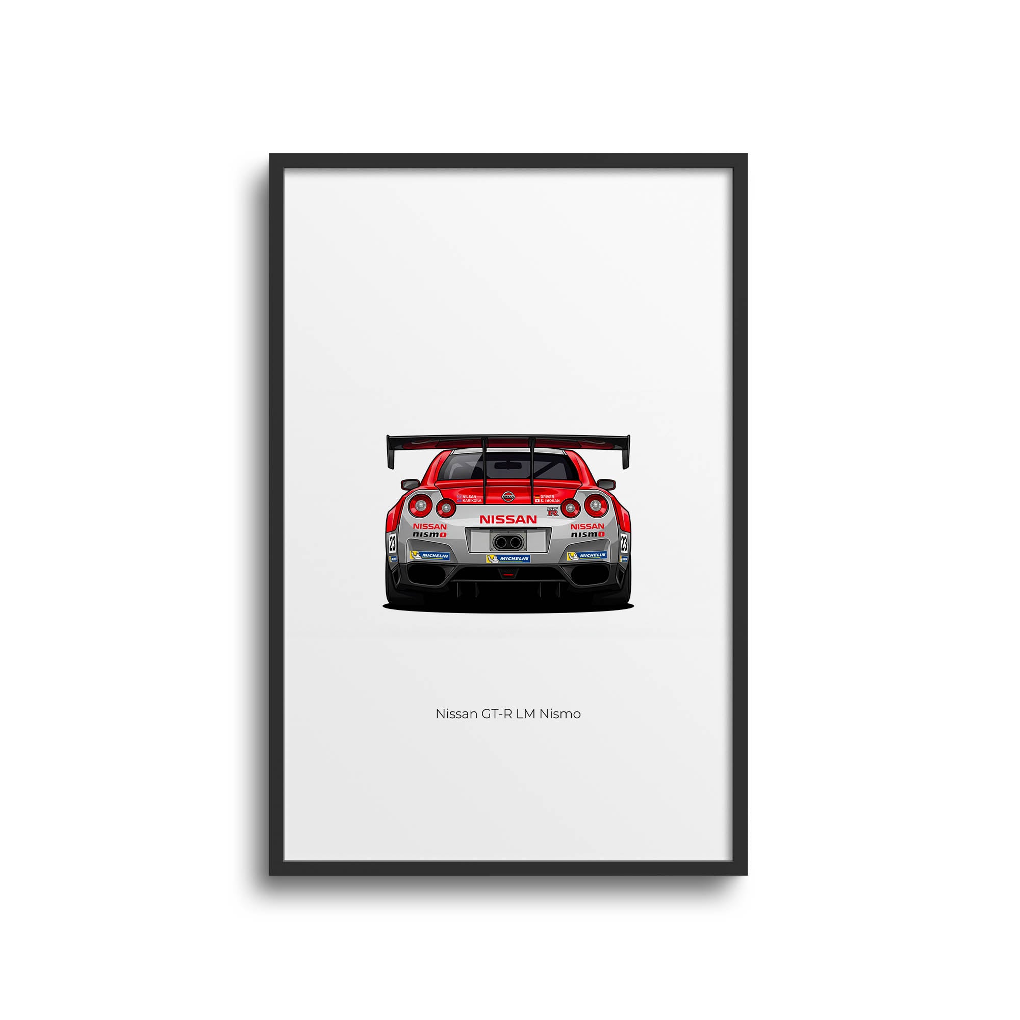 2015 Nissan GT R LM Nismo – Car Print (Back)