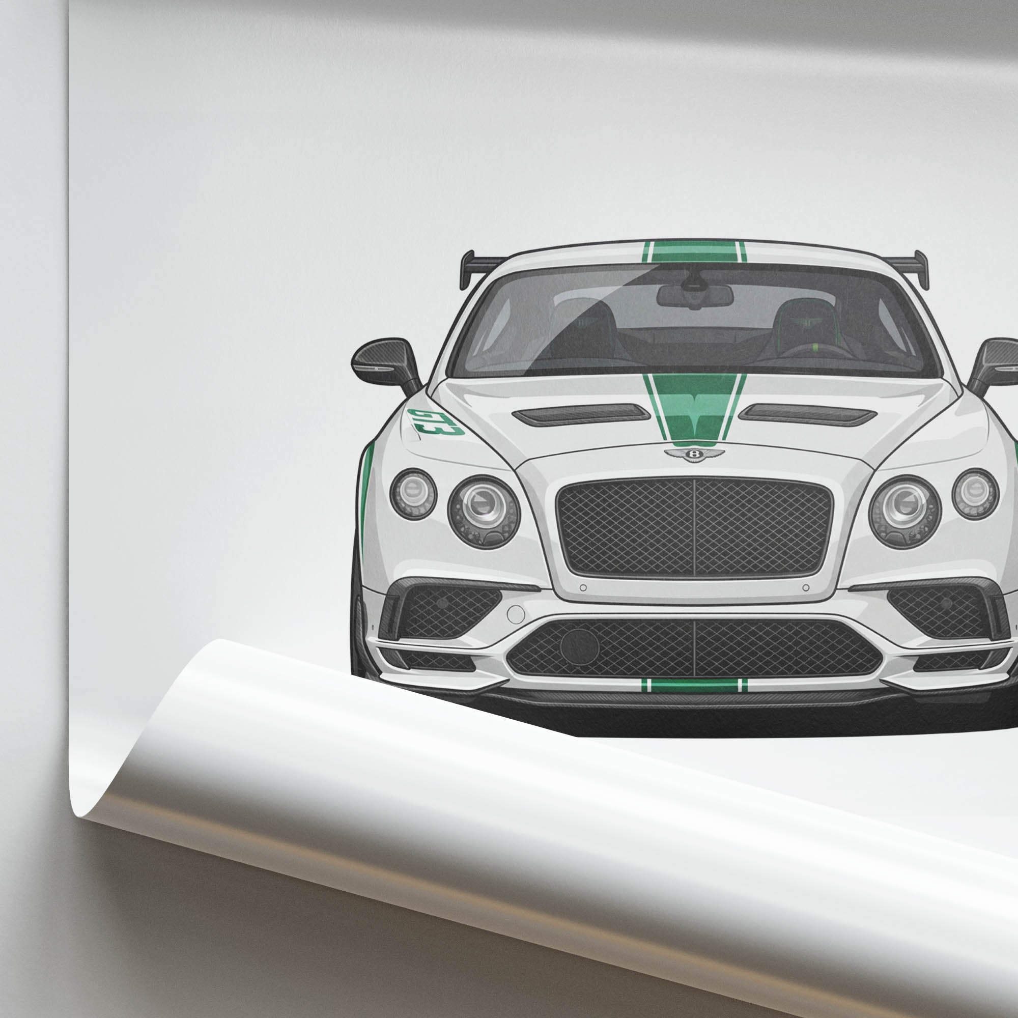 2014 Bentley Continental GT3 R – Car Print