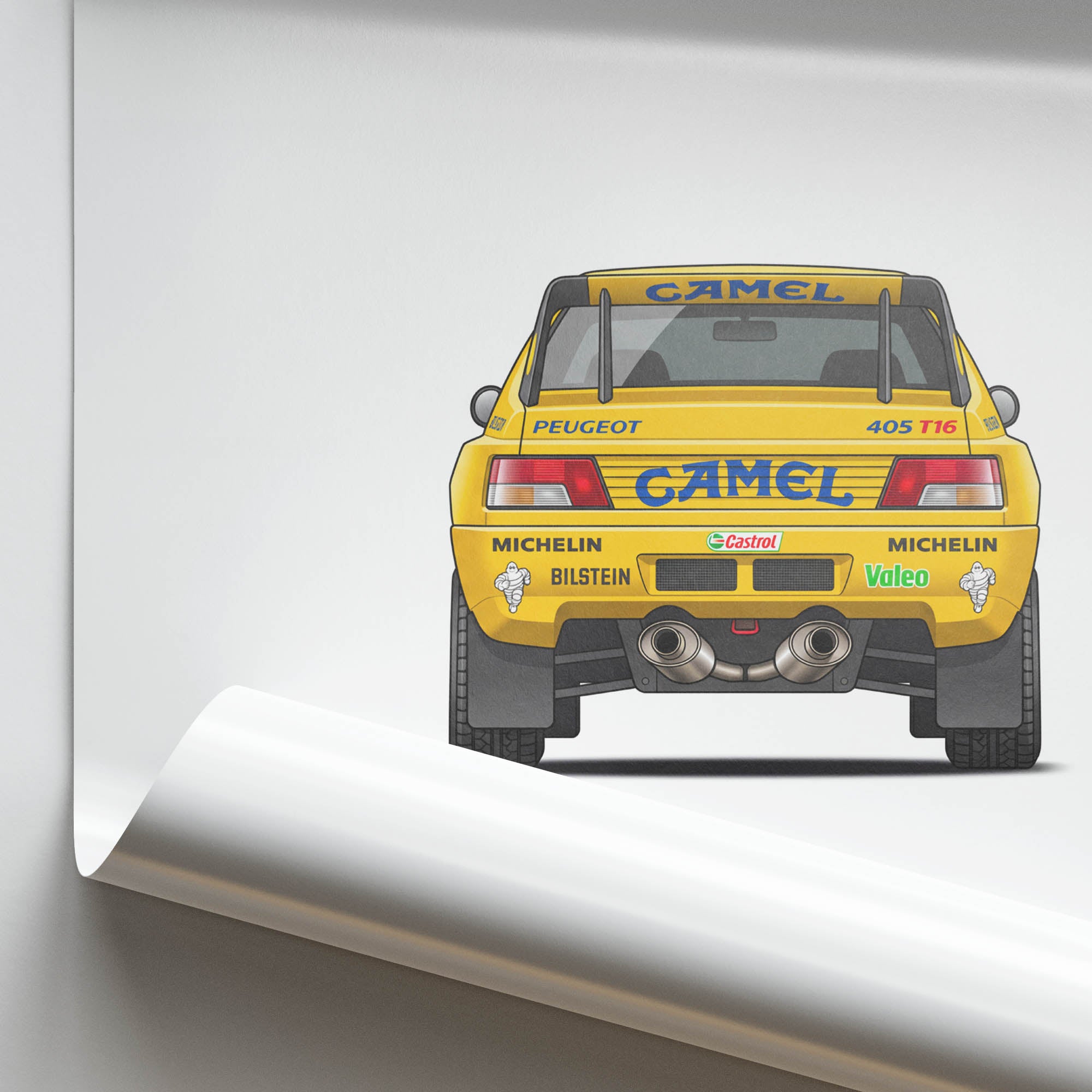 1990 Peugeot 405 T16 Grand – Car Print