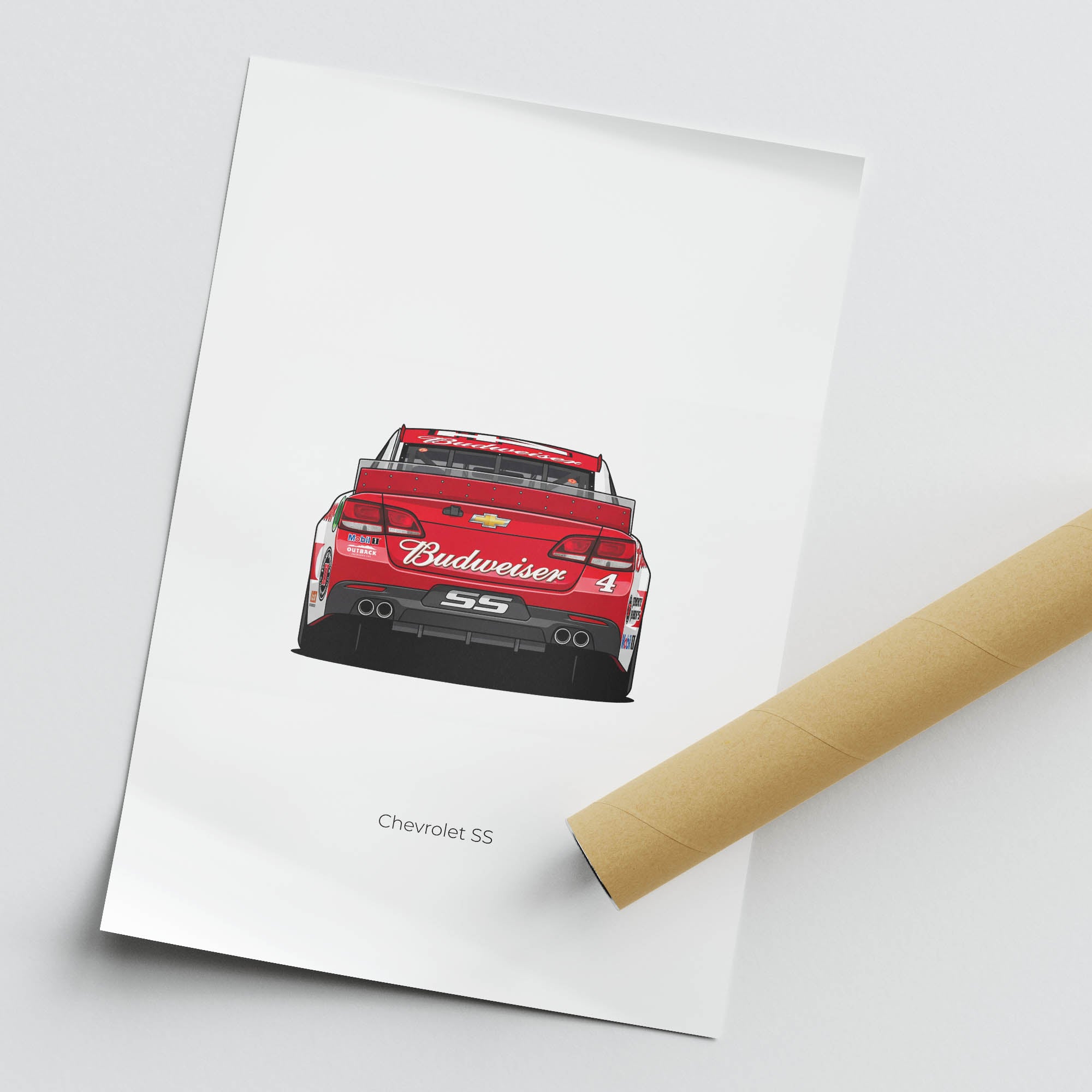 2014 Chevrolet SS Kevin Harvick Budweiser – Car Print