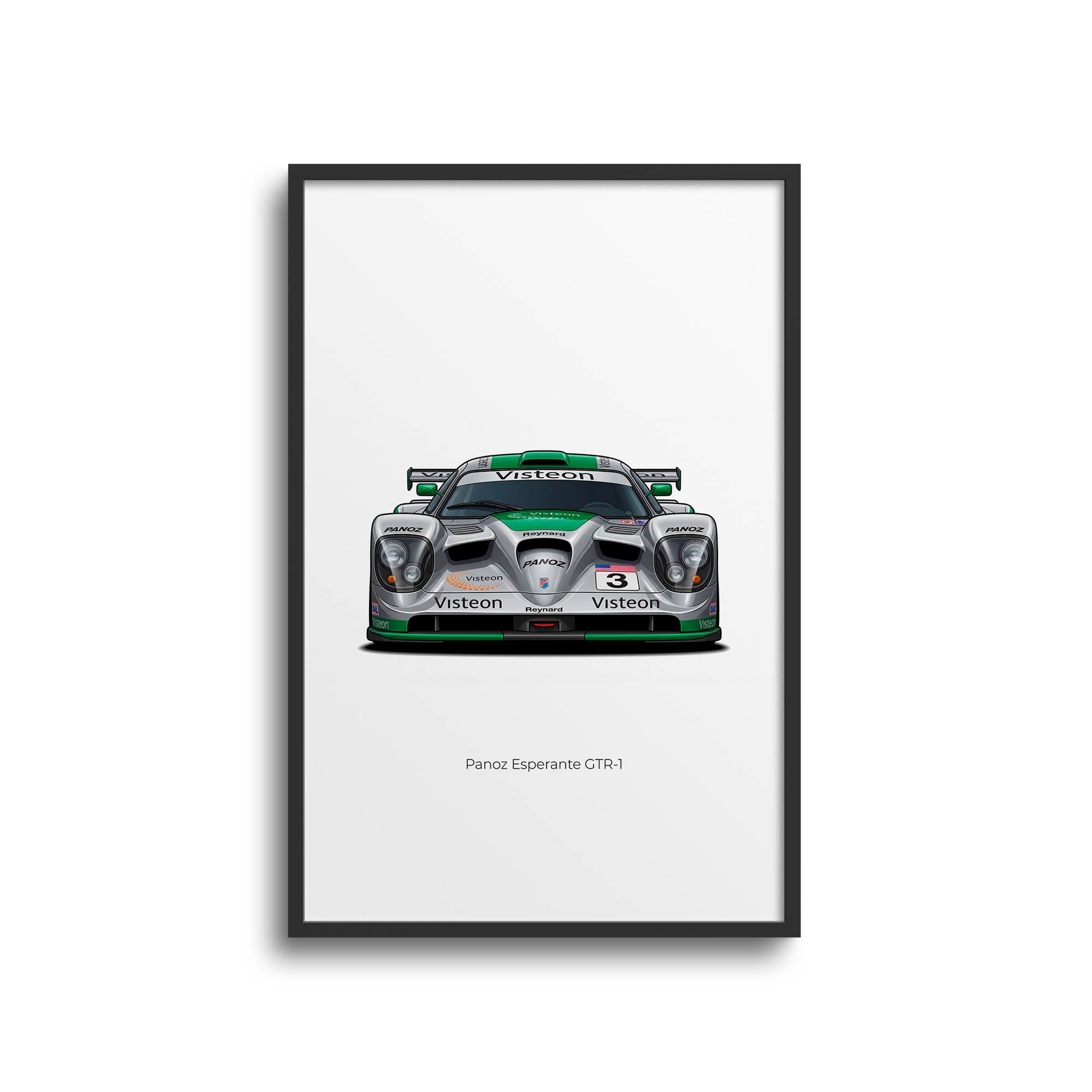 1998 Panoz Esperante GTR 1 Visteon – Car Print (Front)