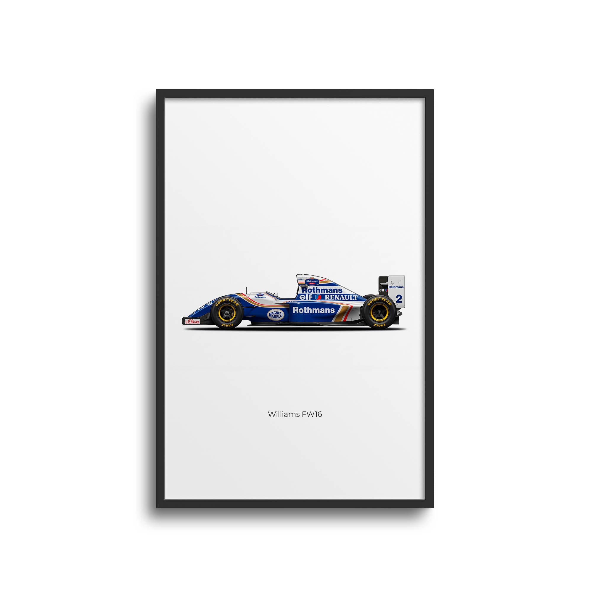 1994 Williams FW16 Ayrton Senna – Car Print