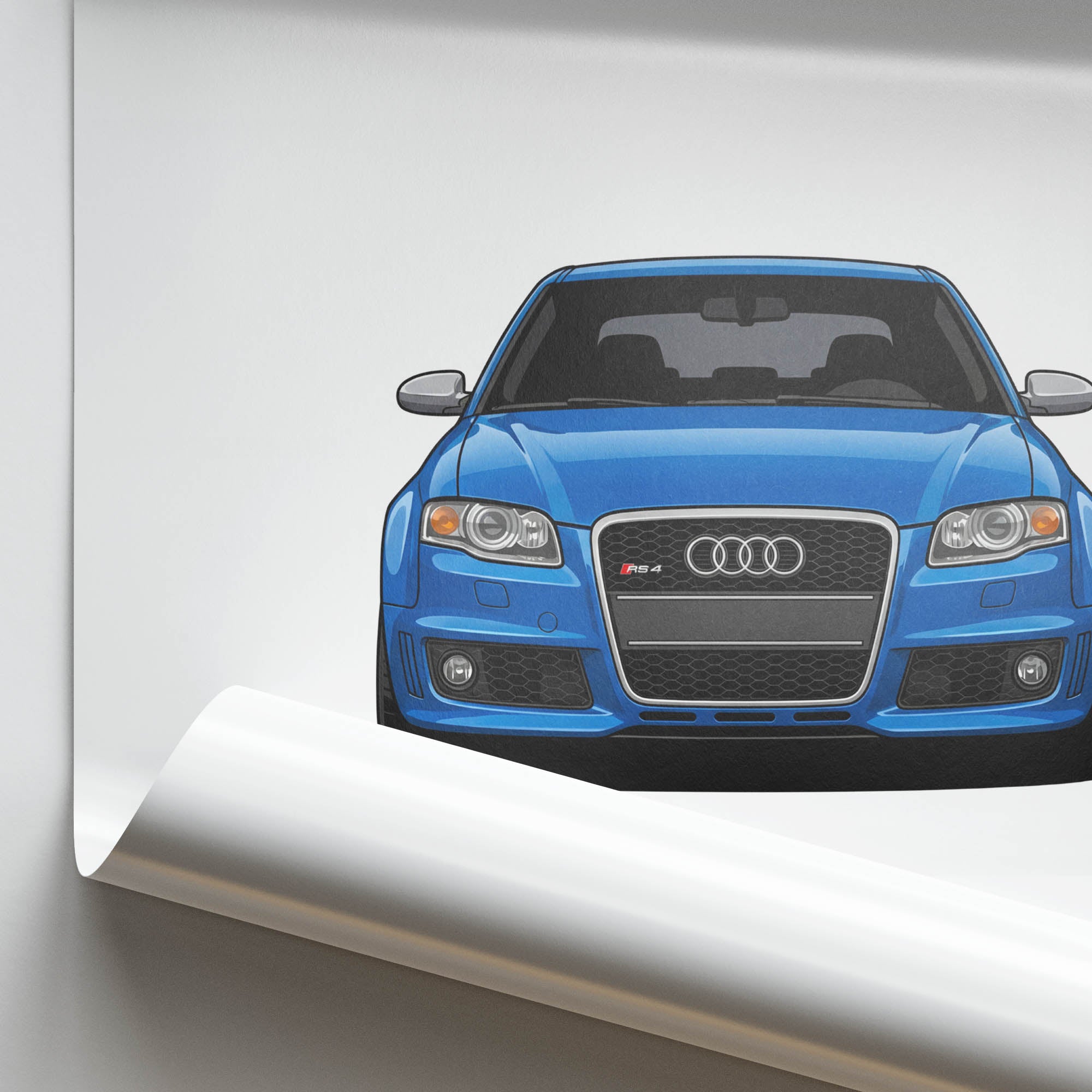 2006 Audi RS4 B7 Sprint – Car Print (Front)