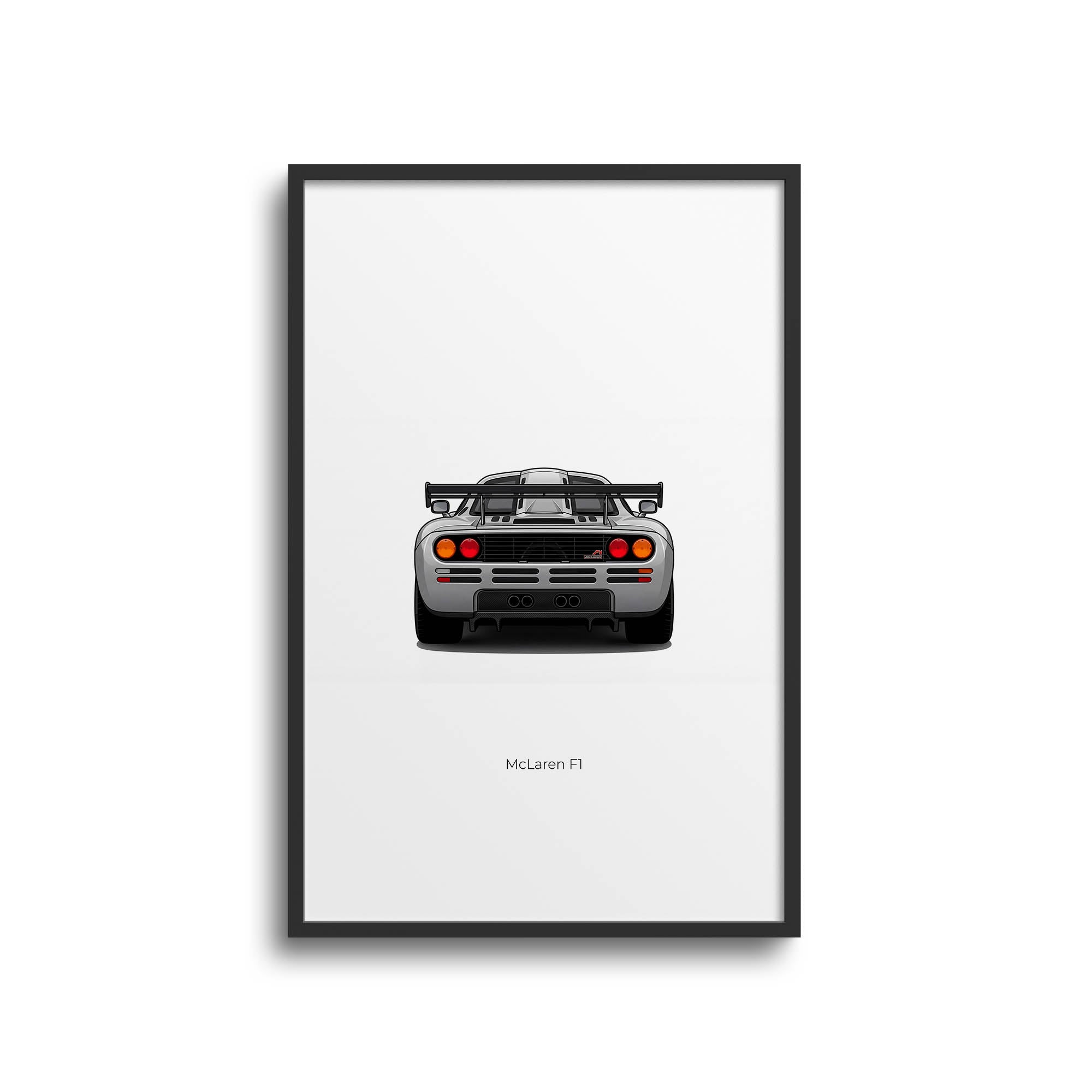 1994 McLaren Magnesium – Car Print (Back)