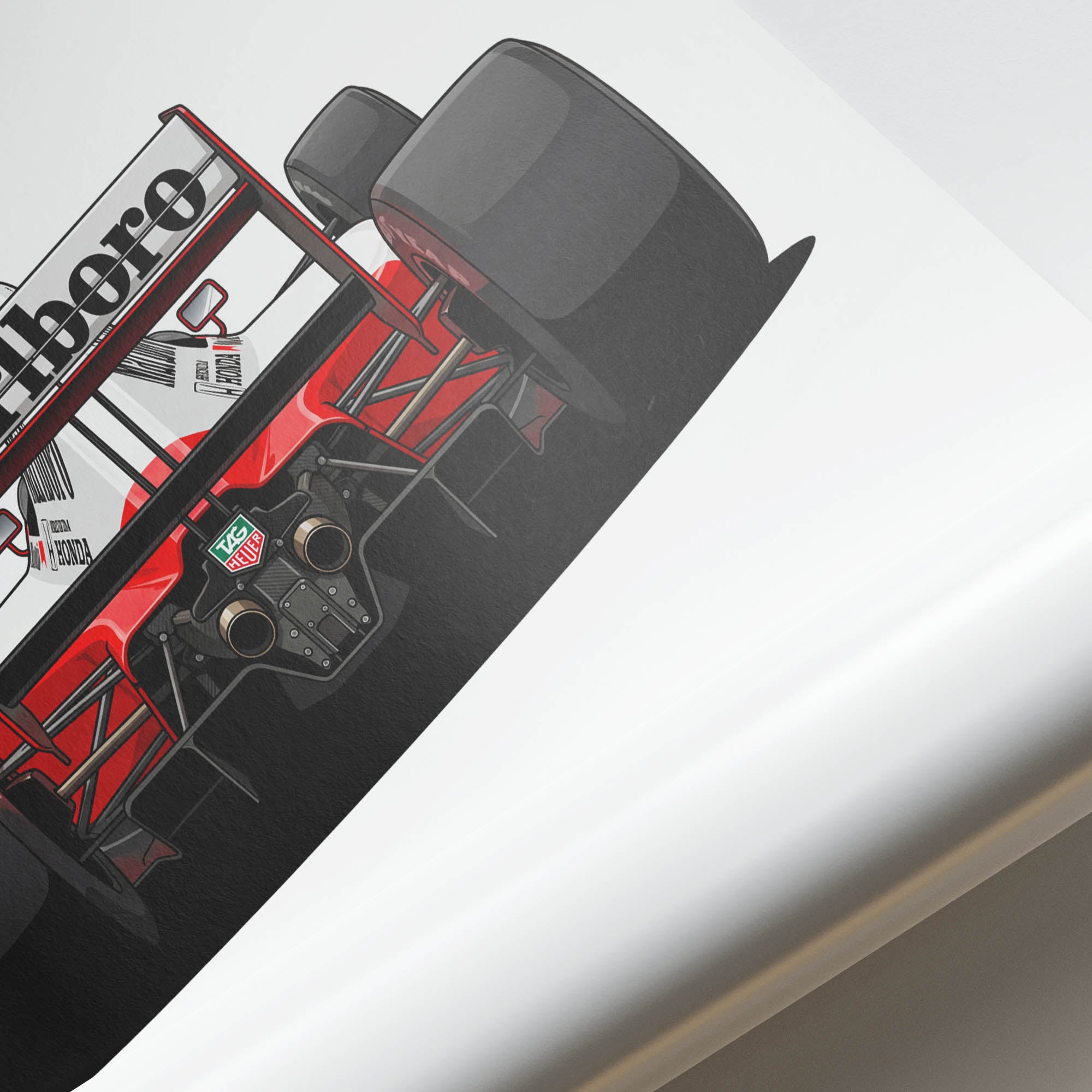 1991 McLaren MP4 6 Ayrton Senna – Car Print
