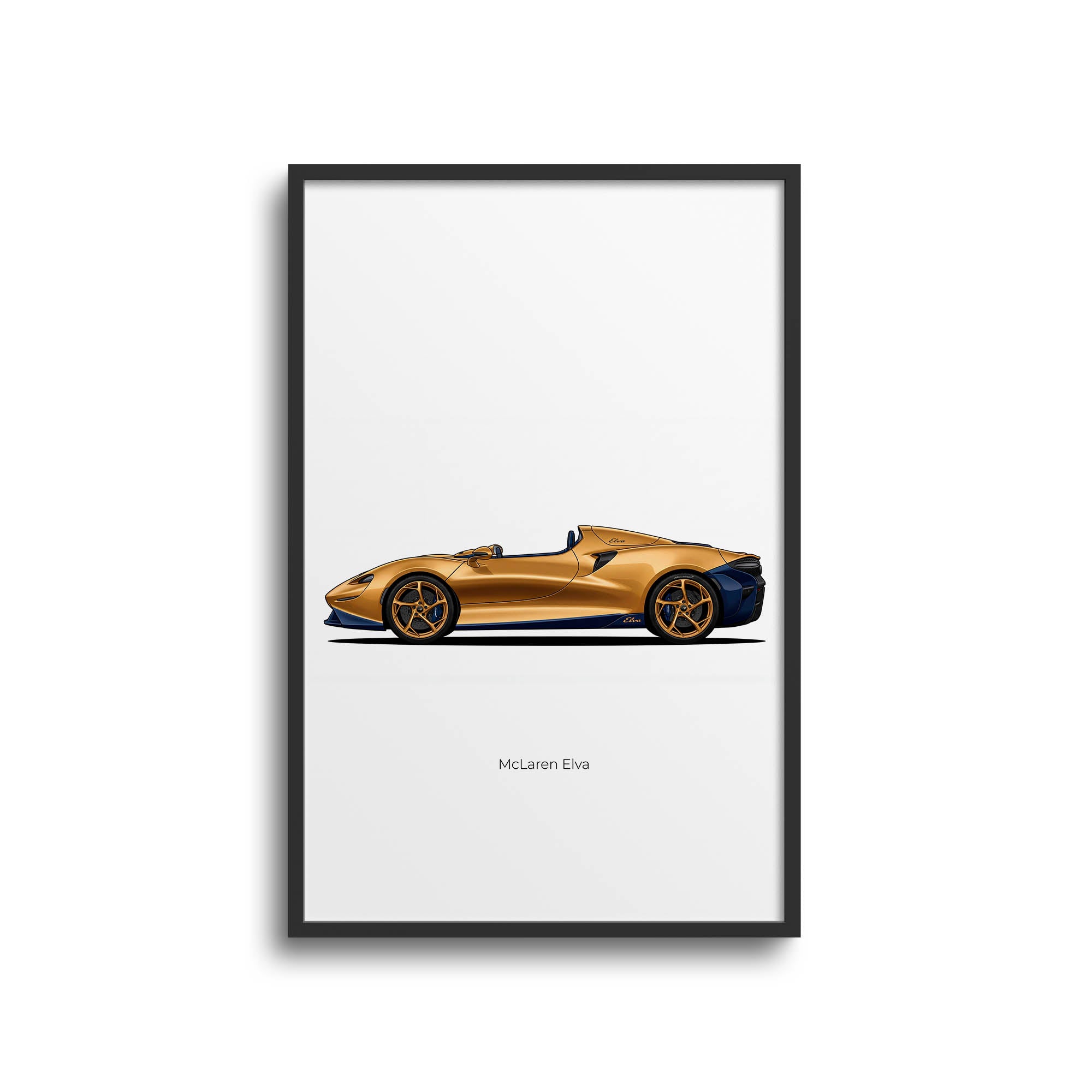 2021 McLaren Elva Satin – Car Print (Side)
