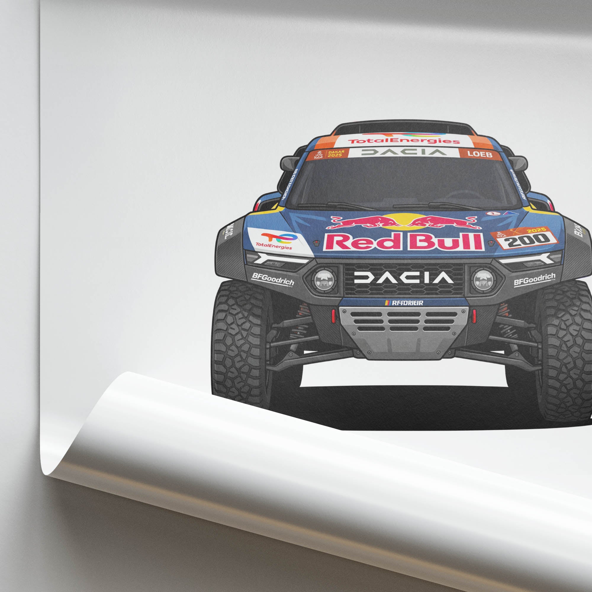 2025 Dacia Sandrider S Bastien Loeb – Car Print