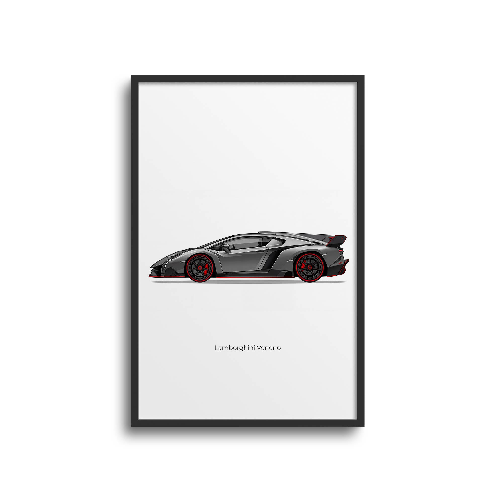2013 Lamborghini Veneno – Car Print (Side)