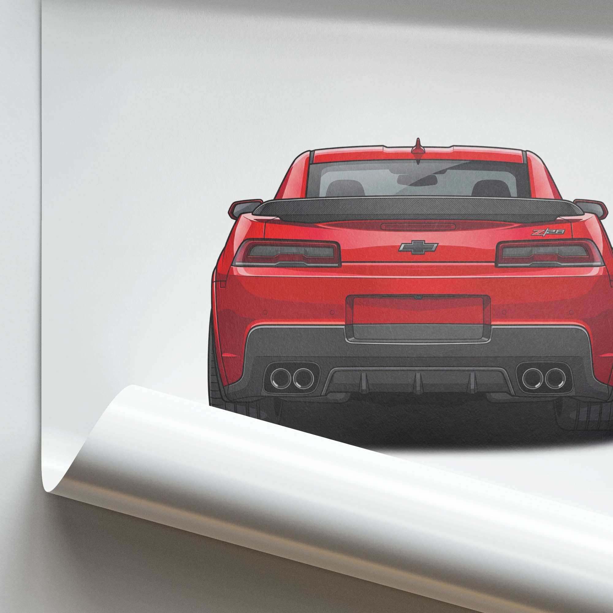 2014 Chevrolet Camaro Z – Car Print (Back)