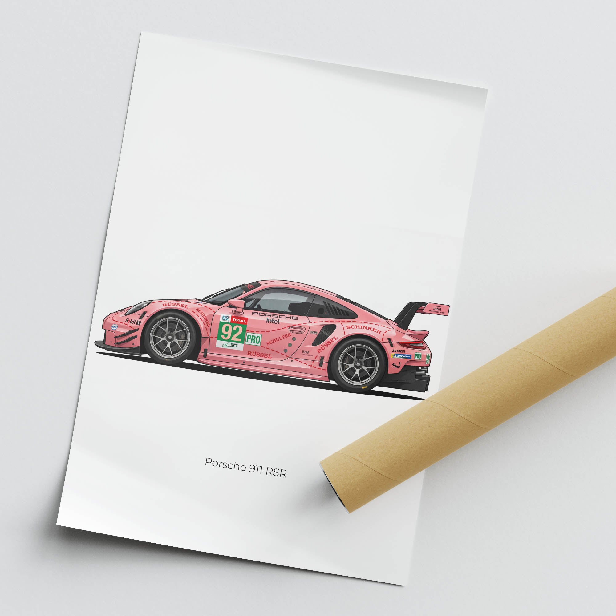 2018 Porsche 911 RSR – Car Print