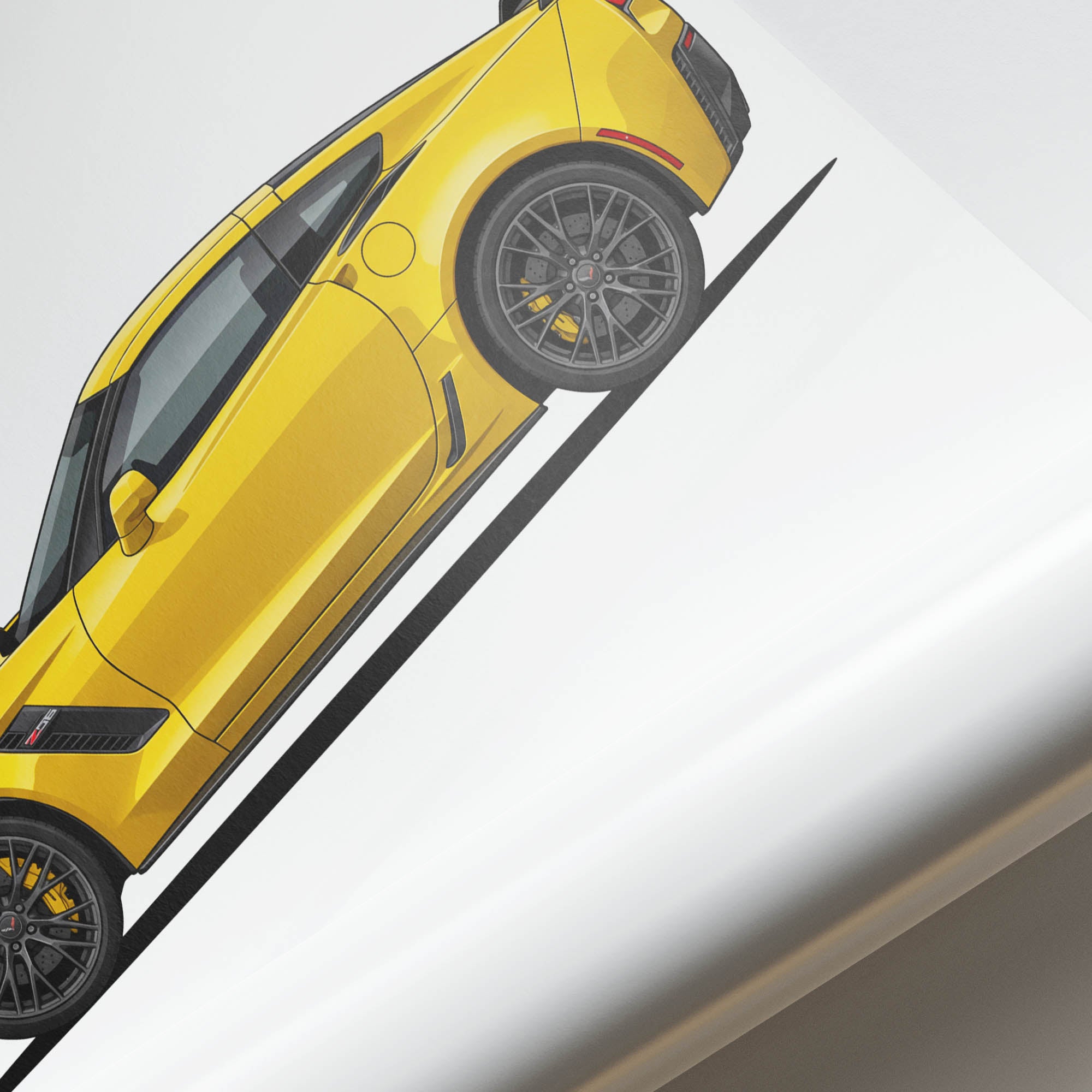 2015 Chevrolet Corvette Z06 C7 Corvette – Car Print (Side)