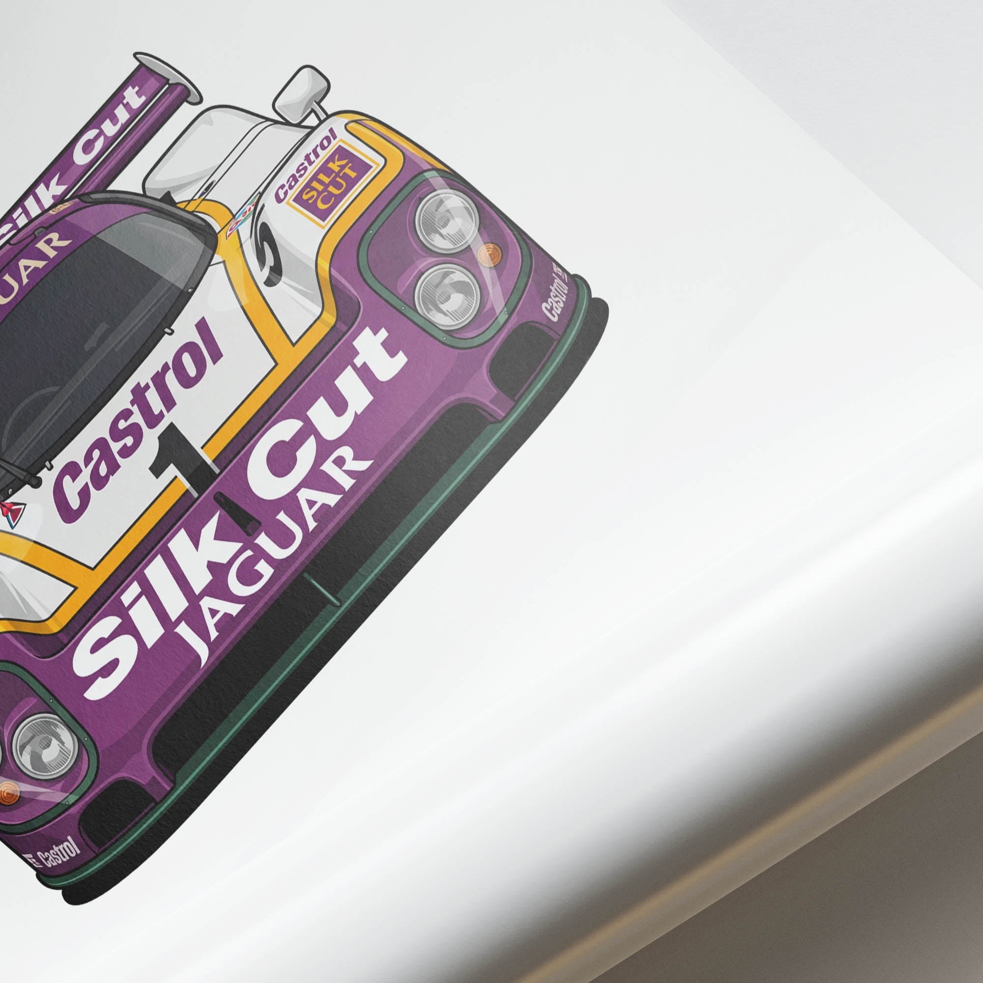 1988 Jaguar Xjr 9 Silk Cut – Car Print