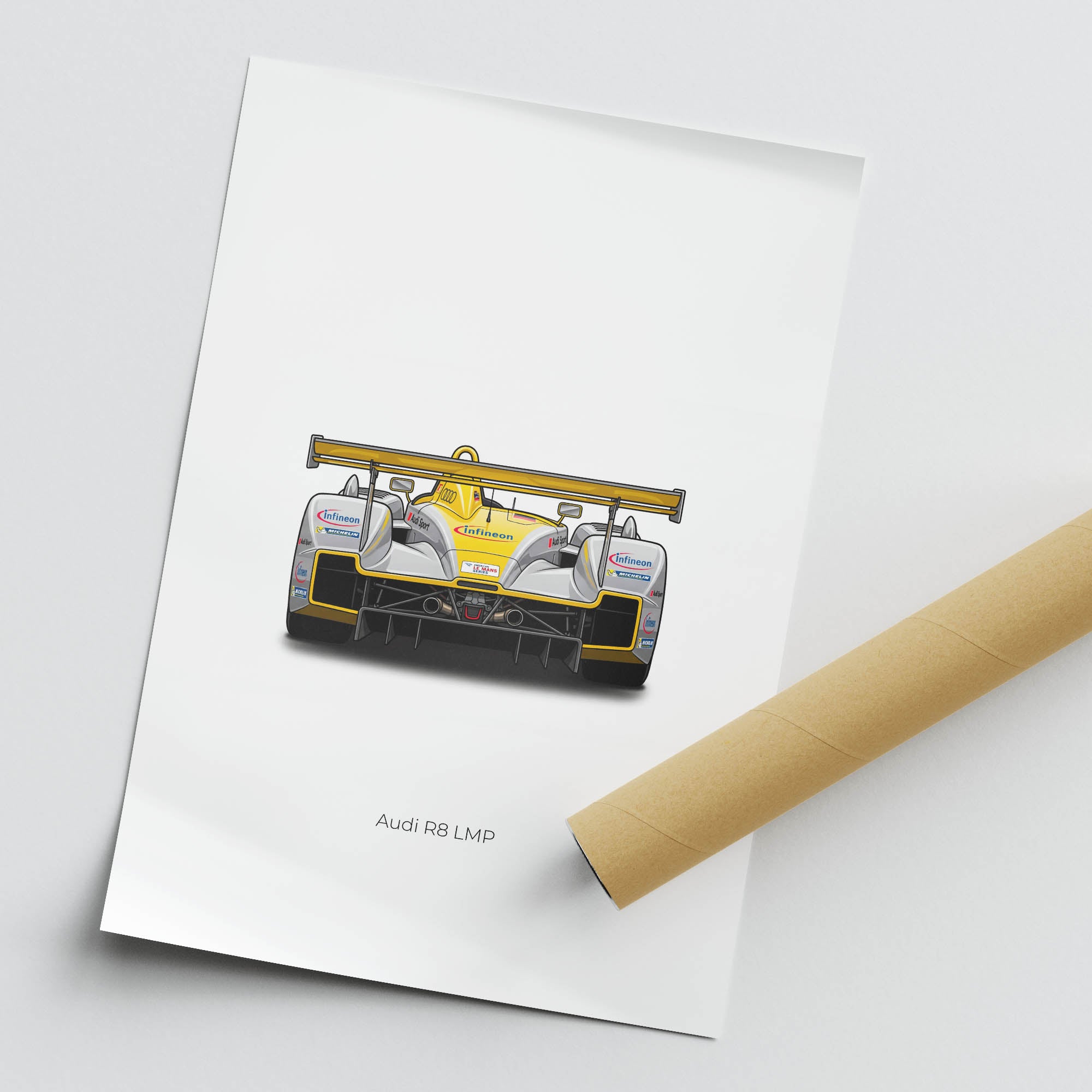 2001 Audi R8 Lmp Infineon – Car Print