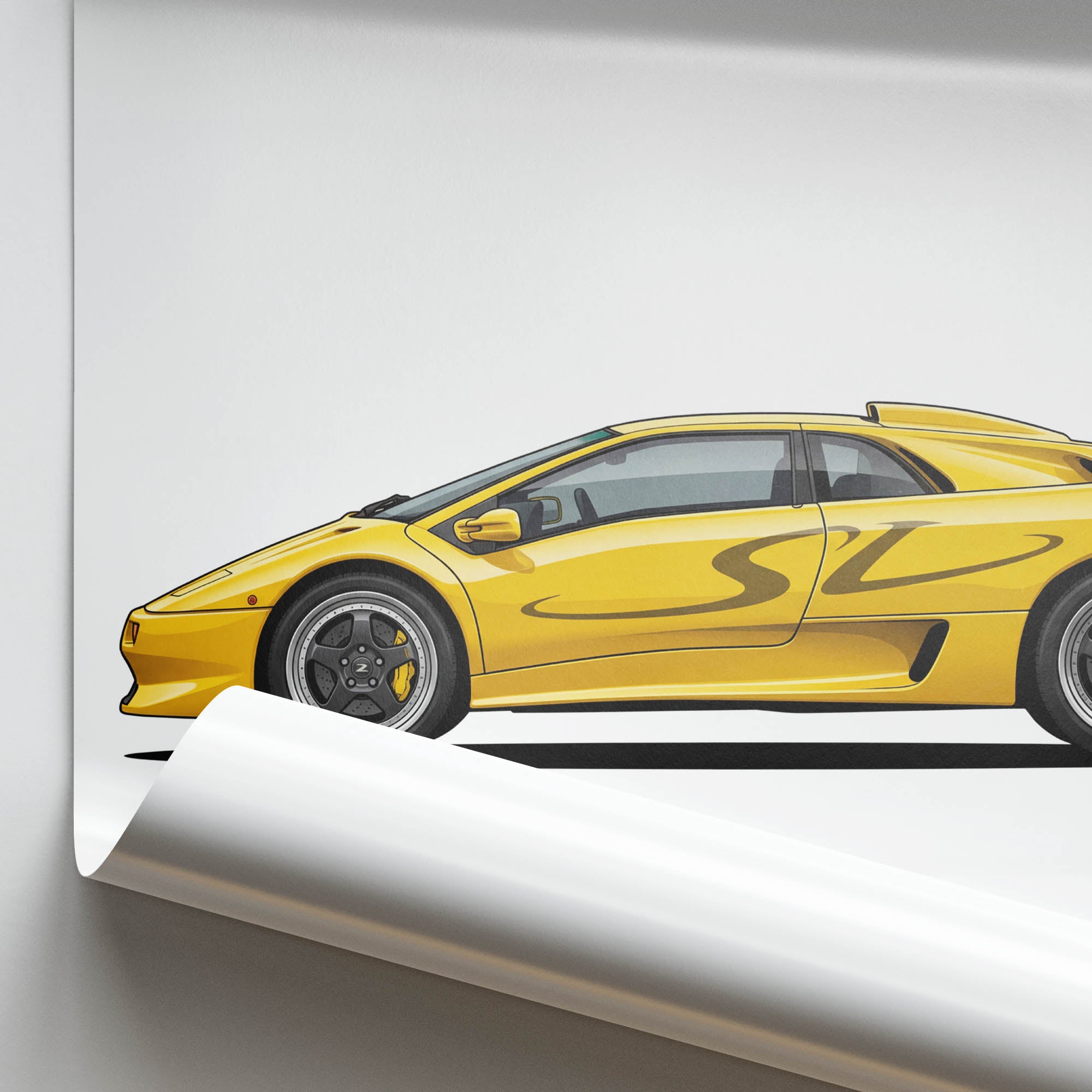 1997 Lamborghini Diablo SV – Car Print (Side)